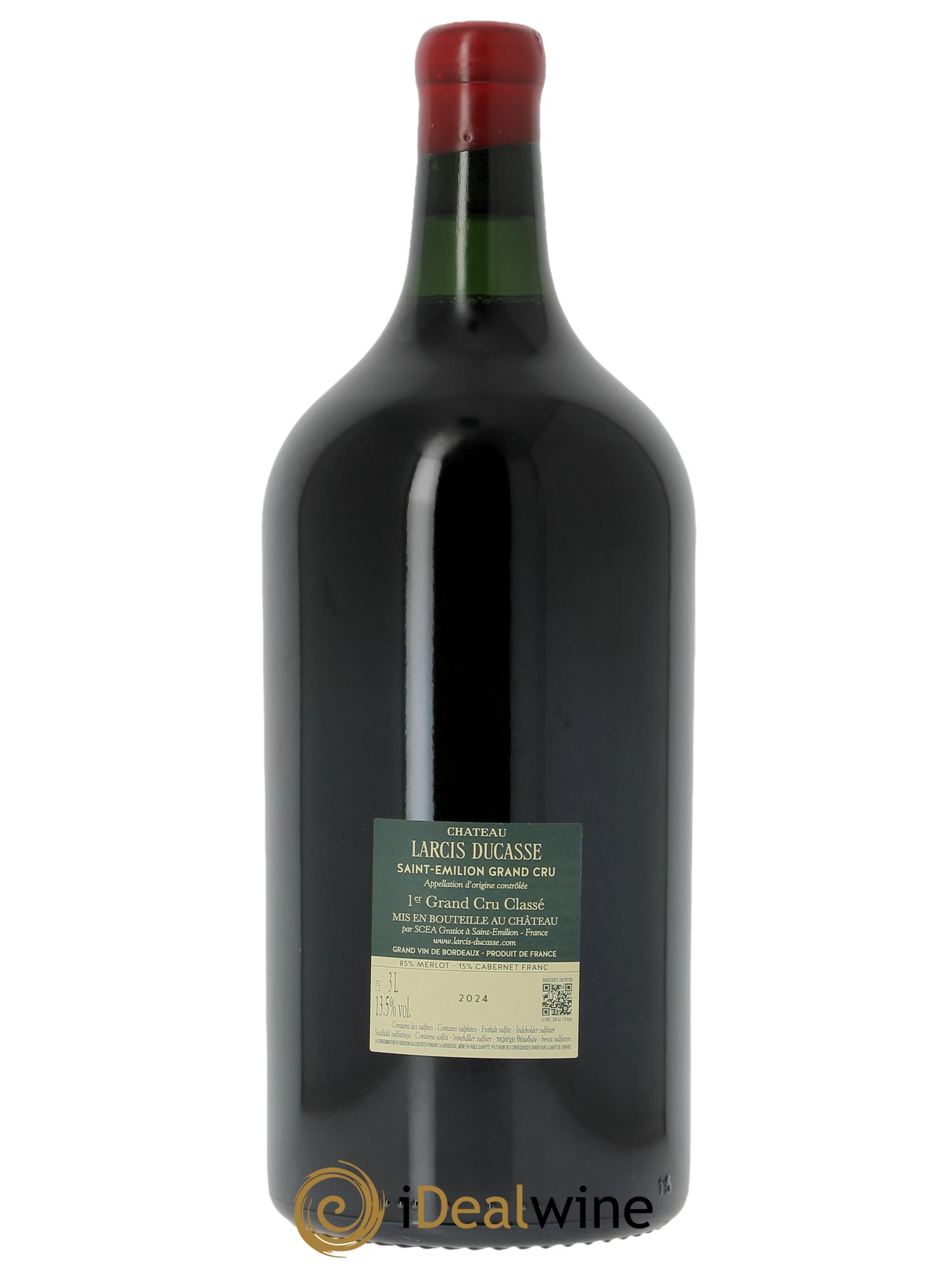 Château Larcis Ducasse 1er Grand Cru Classé B  2024 - Lote de 1 Jeroboam/Doble magnum - 2