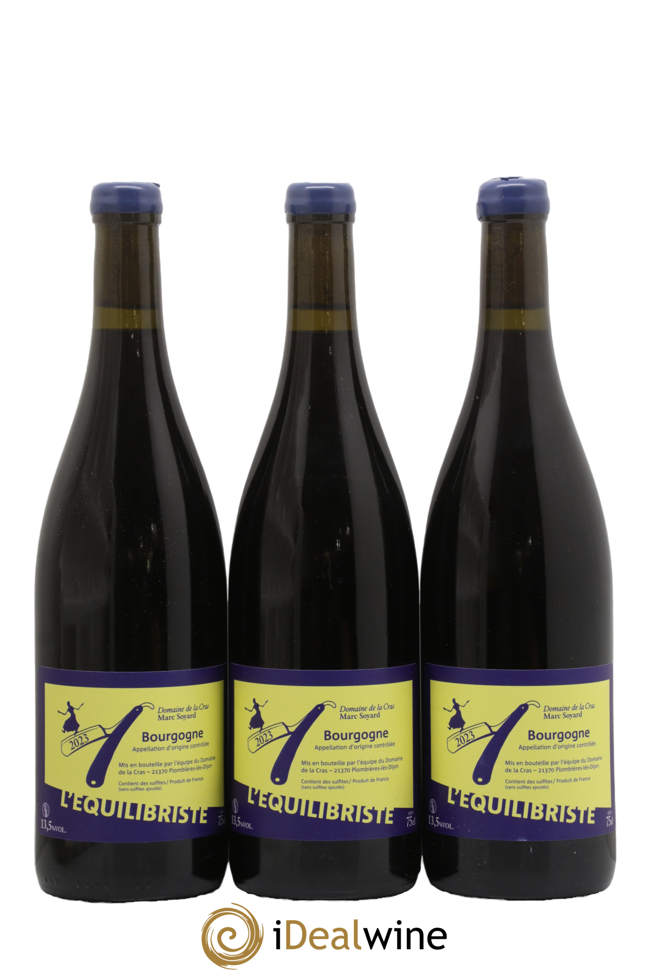 Bourgogne L'équilibriste Domaine de la Cras - Marc Soyard 2023 - Lot de 3 bouteilles - 0