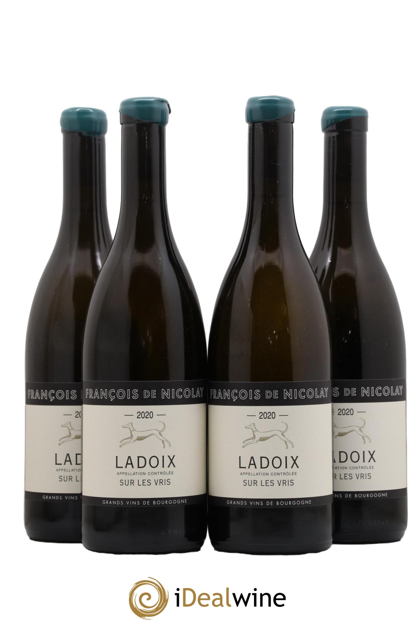 Ladoix Sur Les Vris Francois de Nicolay 2020 - Lot de 4 bouteilles - 0