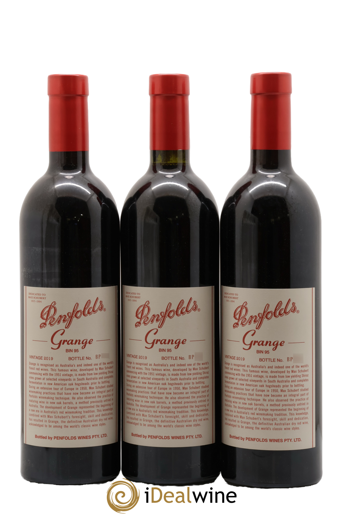 South Australia Penfolds Wines Grange 2019 - Lotto di 3 bottiglie - 0