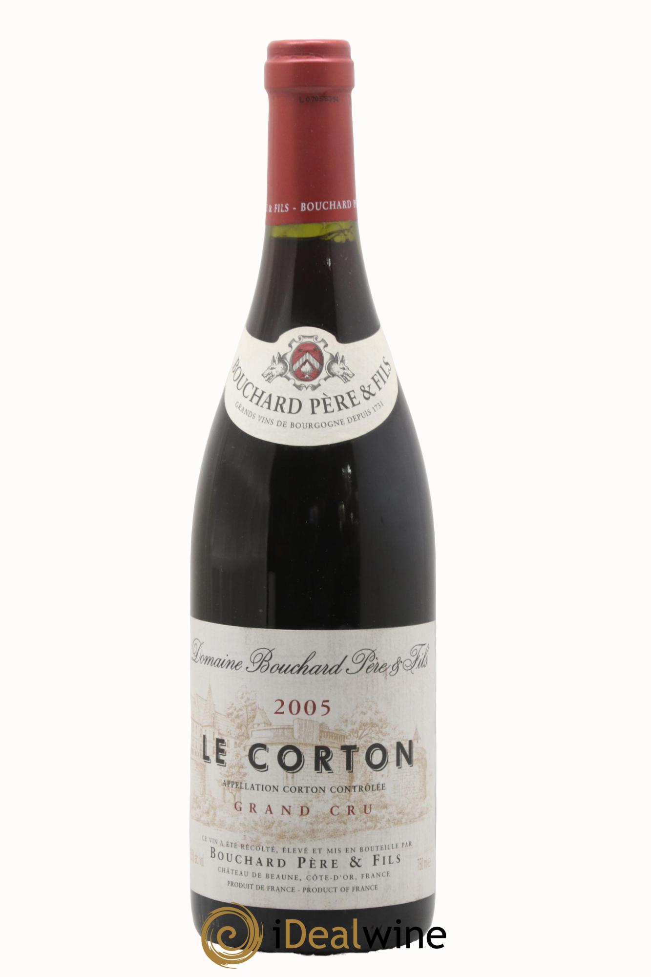 Corton Grand Cru Le Corton Bouchard Père & Fils 2005 - Lot de 1 bouteille - 0