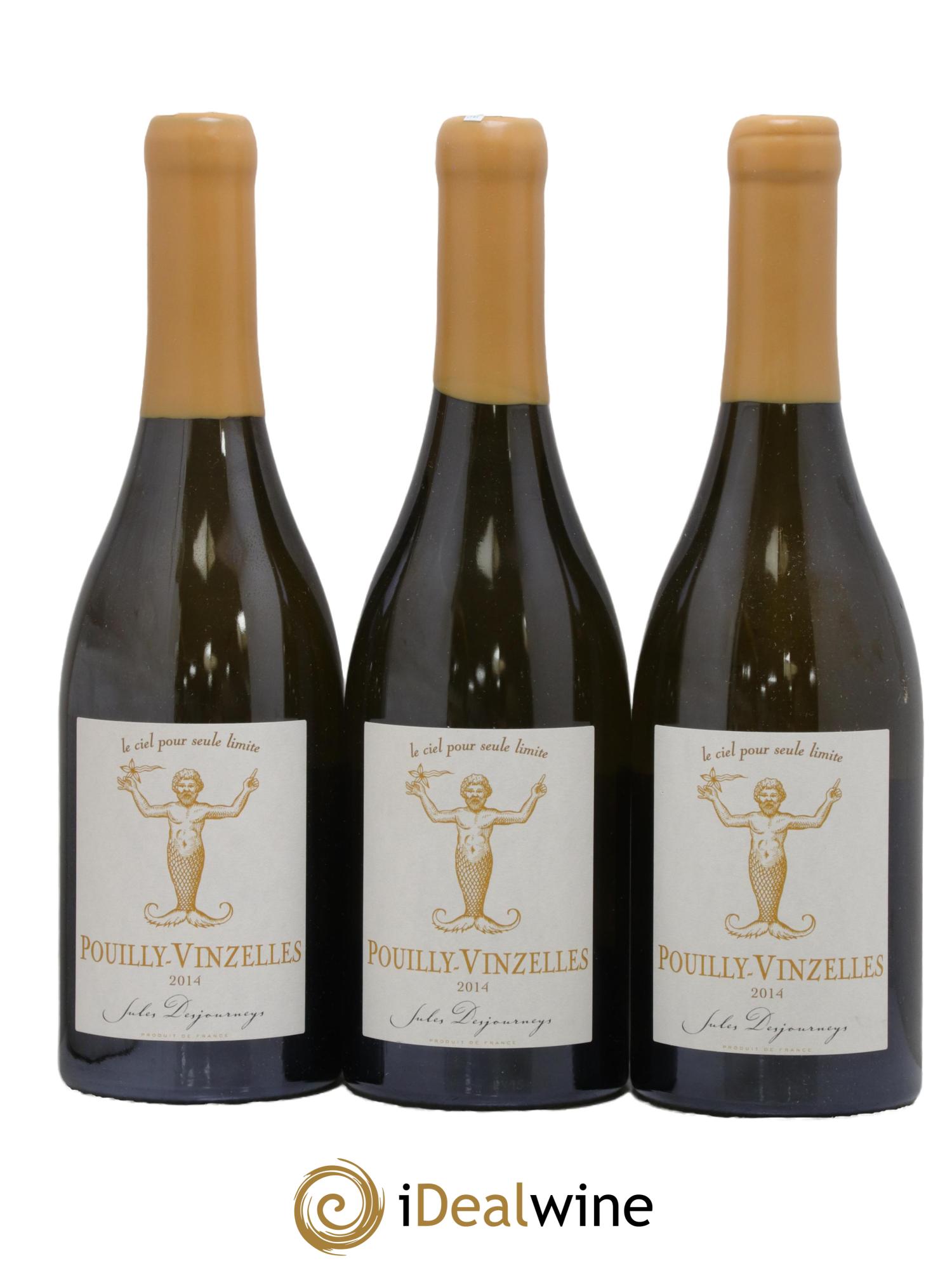 Pouilly-Vinzelles Les Longeays Jules Desjourneys 2014 - Lot de 3 bouteilles - 0