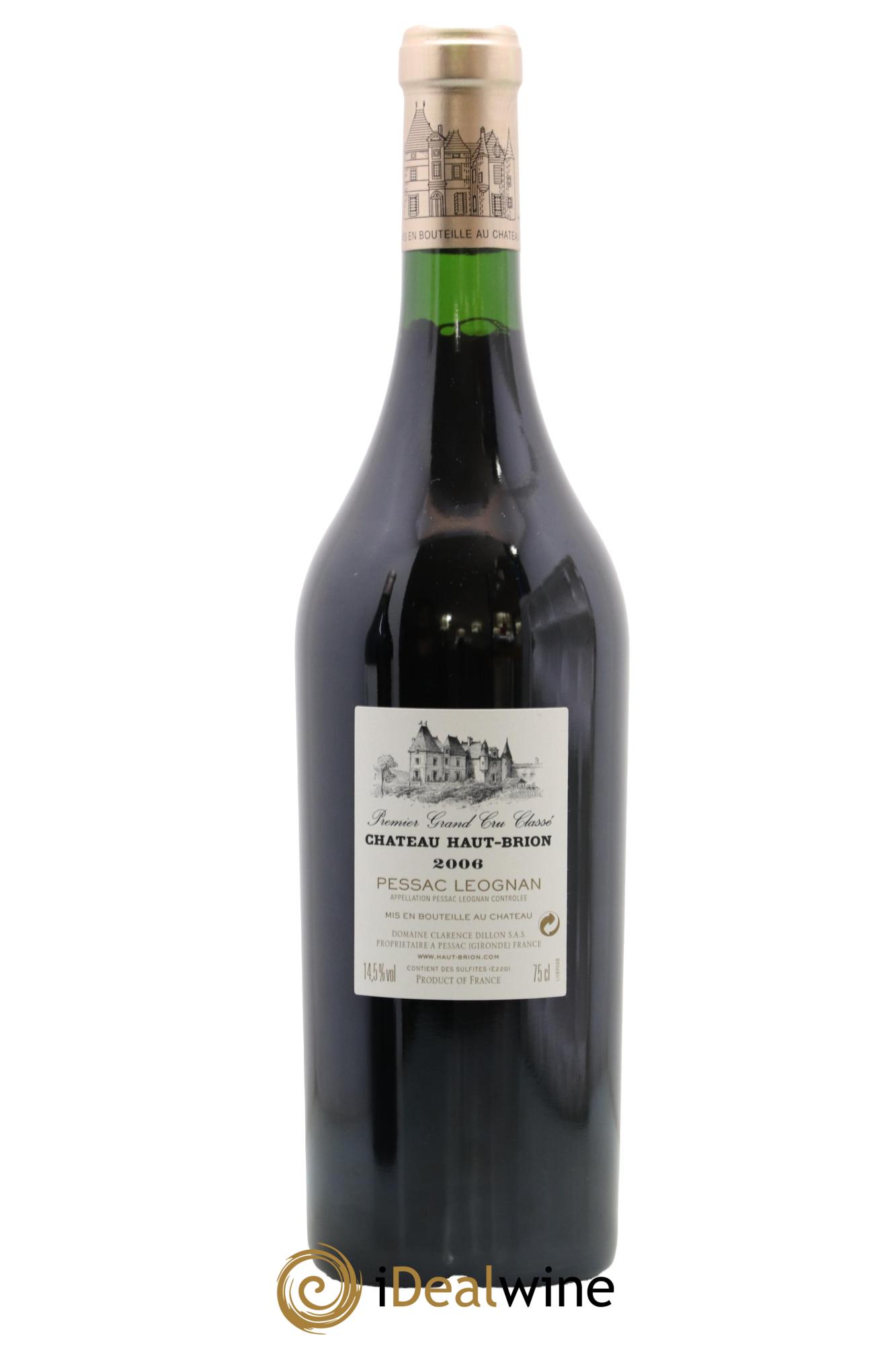 Château Haut Brion 1er Grand Cru Classé 2006 - Lotto di 1 bottiglia - 1