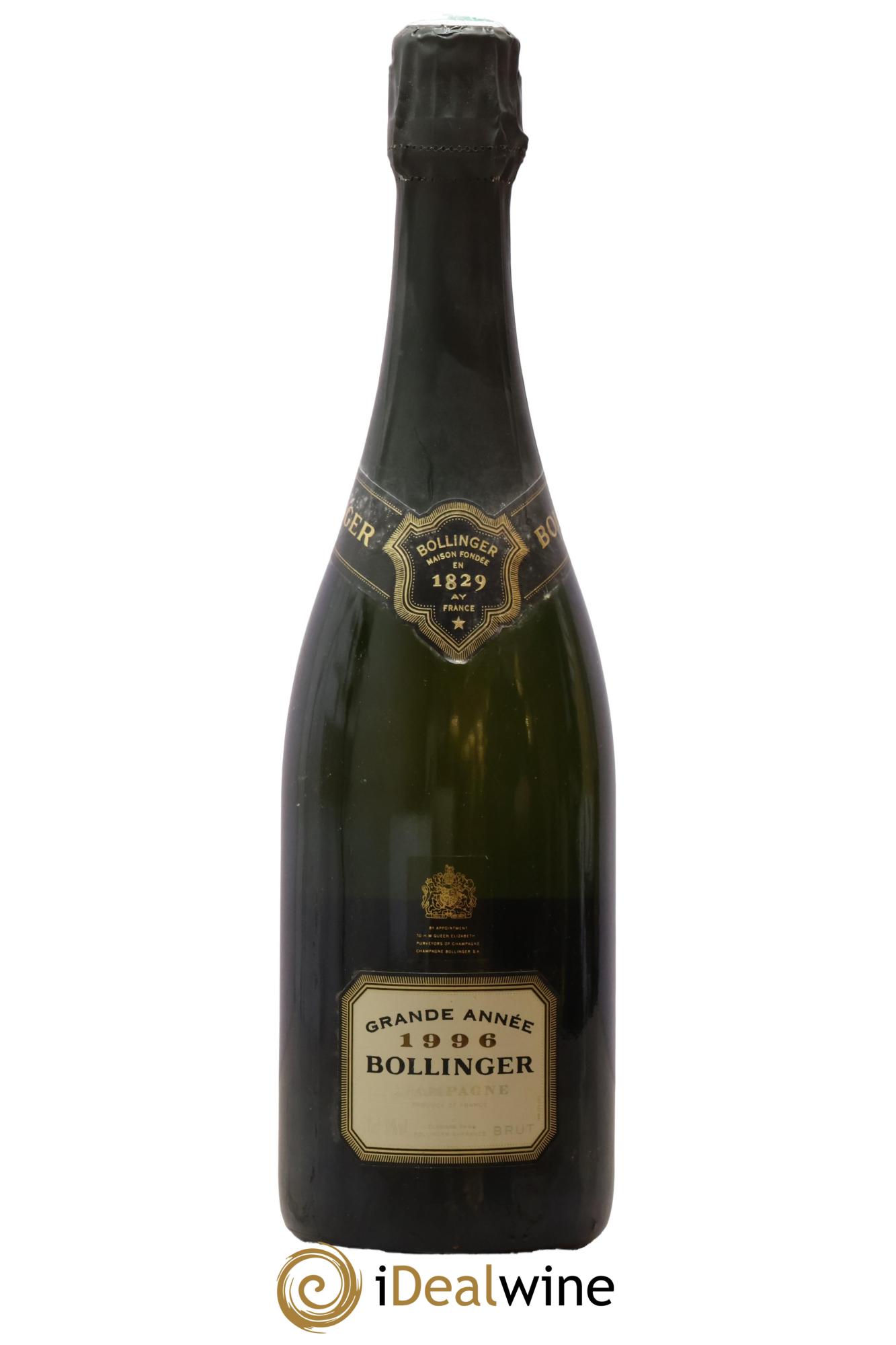 Grande Année Brut Bollinger 1996 - Lot de 1 bouteille - 0