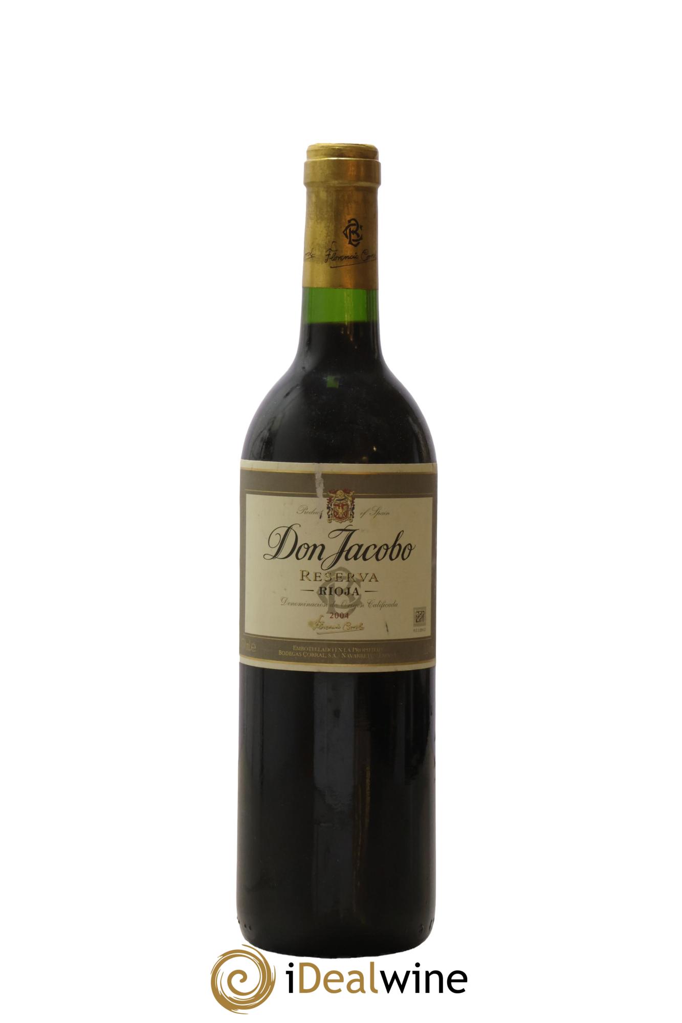 Rioja DOCA Reserva Don Jacobo 2004 - Posten von 1 Flasche - 0