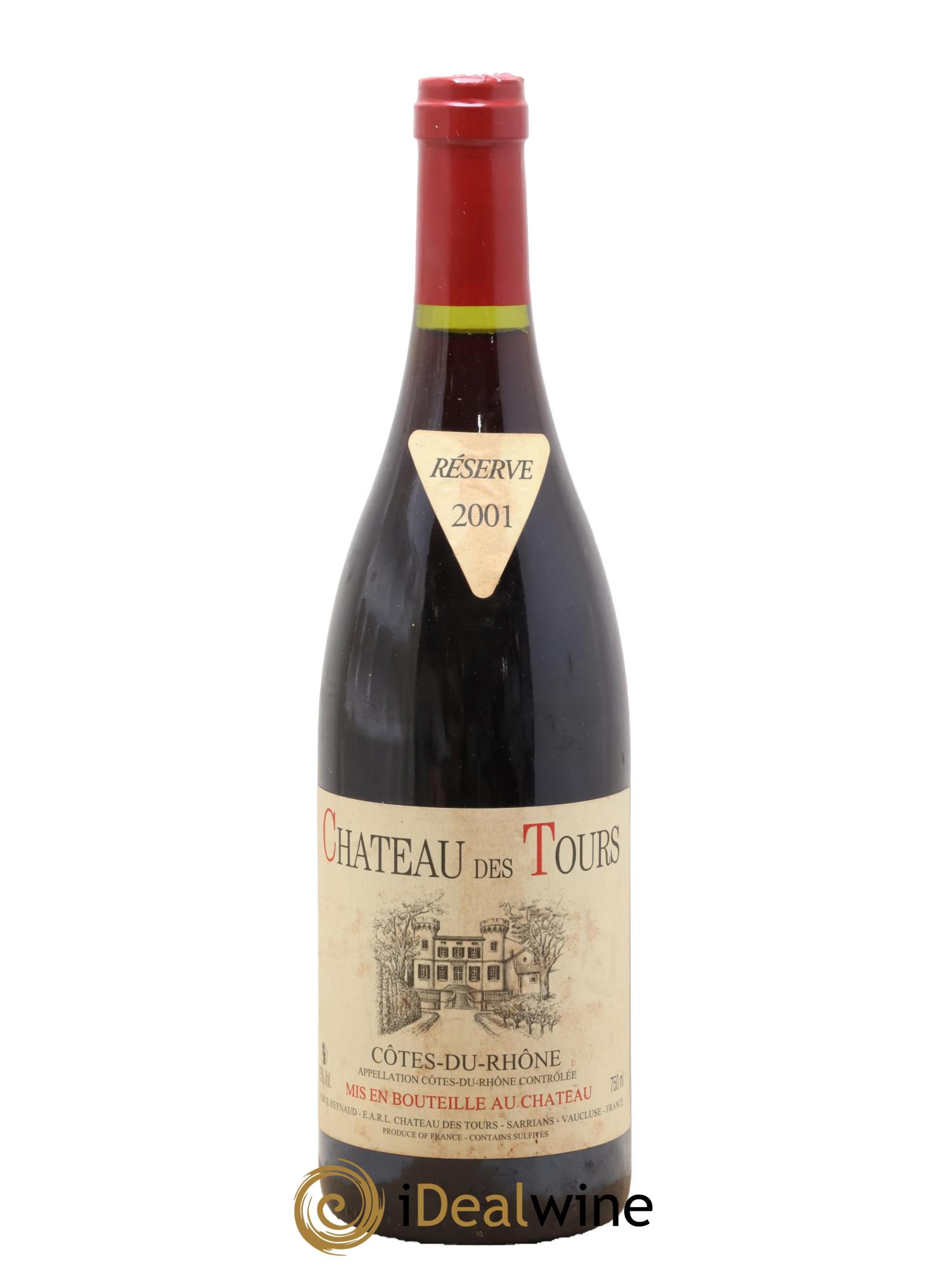 Côtes-du-Rhône Château des Tours Emmanuel Reynaud 2001 - Lot of 1 bottle - 0