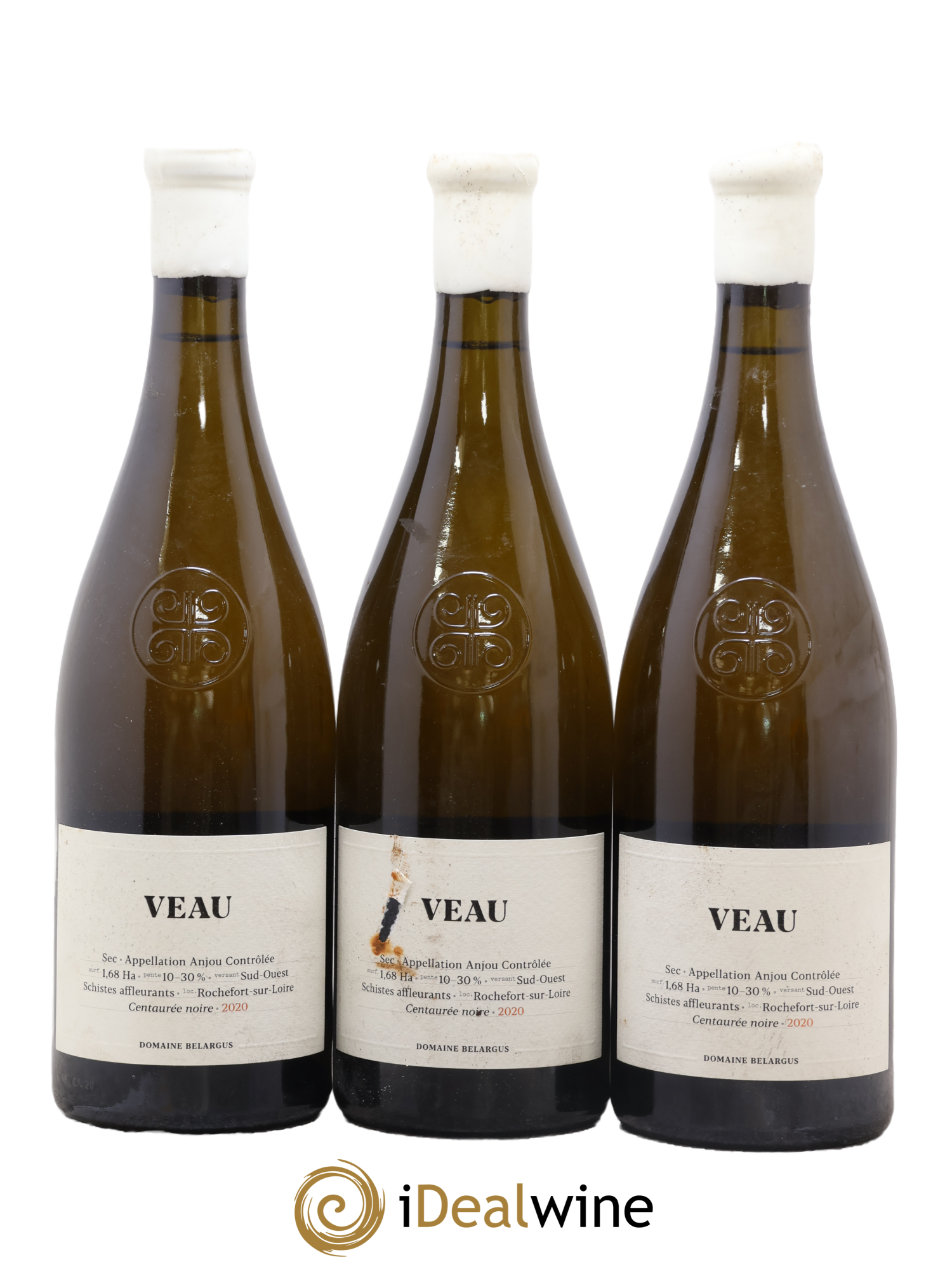 Anjou Veau Belargus 2020 - Lot of 3 bottles - 0