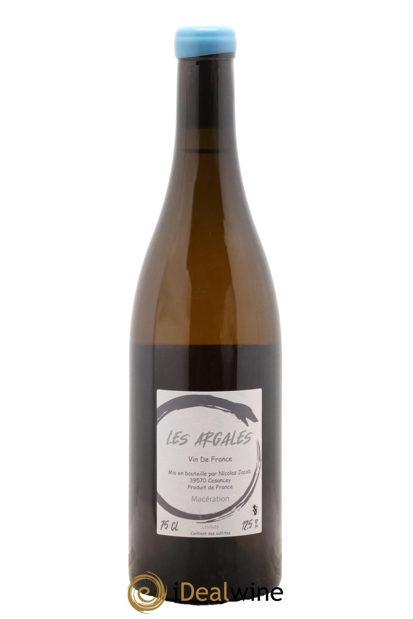 Vin de France Les Argales Nicolas Jacob 2018 - Lot de 1 bouteille - 1