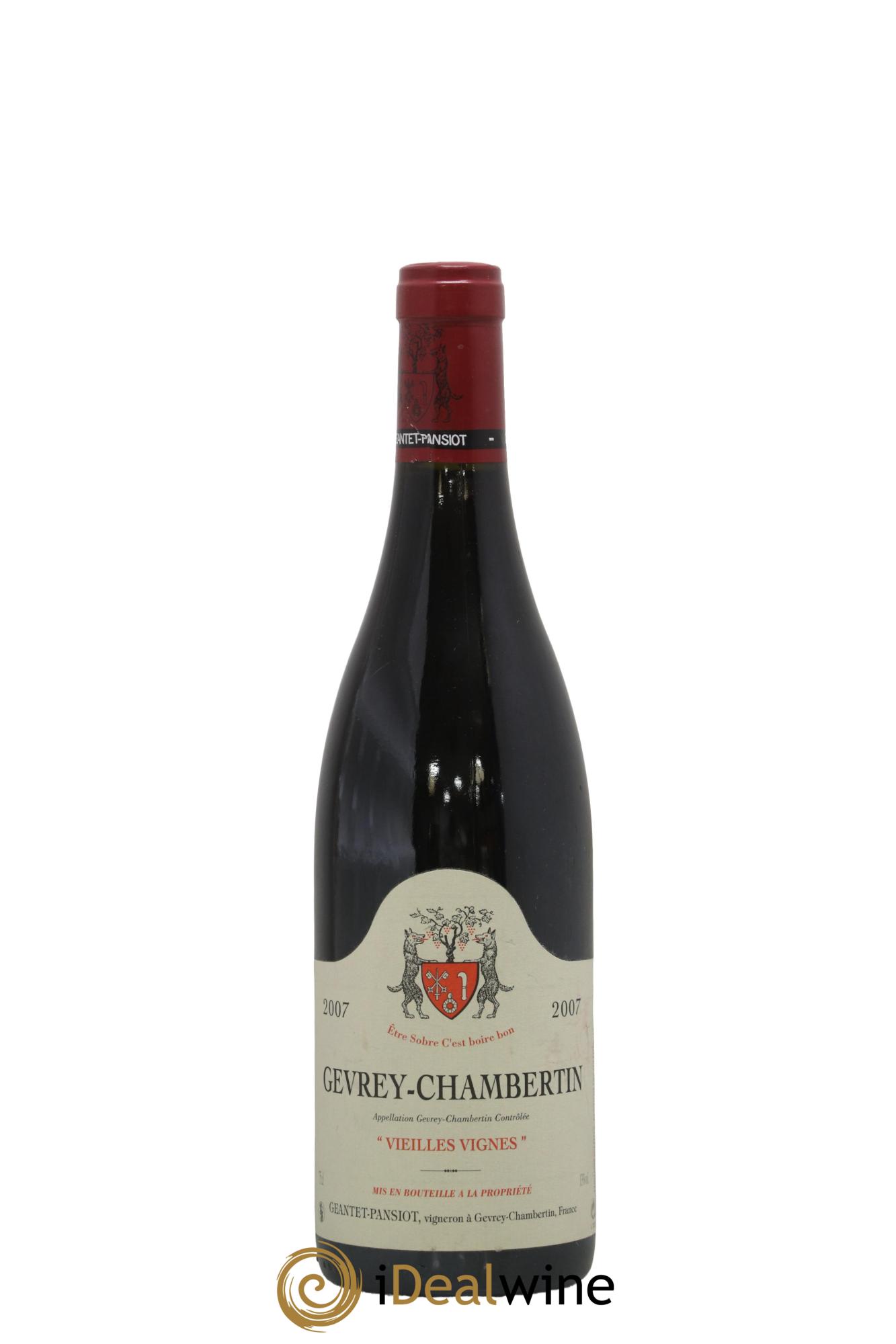 Gevrey-Chambertin Vieilles vignes Geantet-Pansiot 2007 - Lot de 1 bouteille - 0