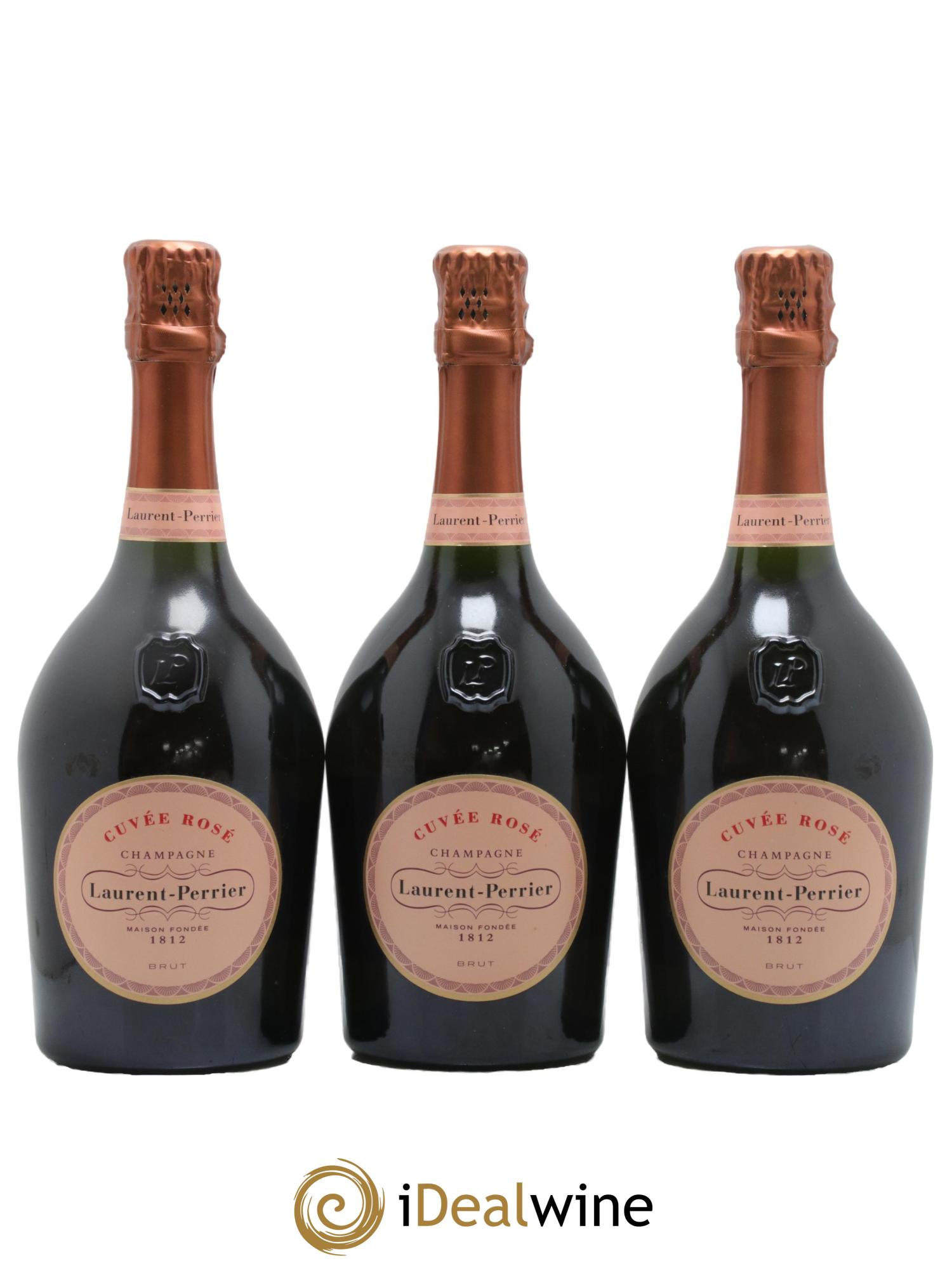 Rosé Brut Laurent Perrier - Lotto di 3 bottiglie - 1