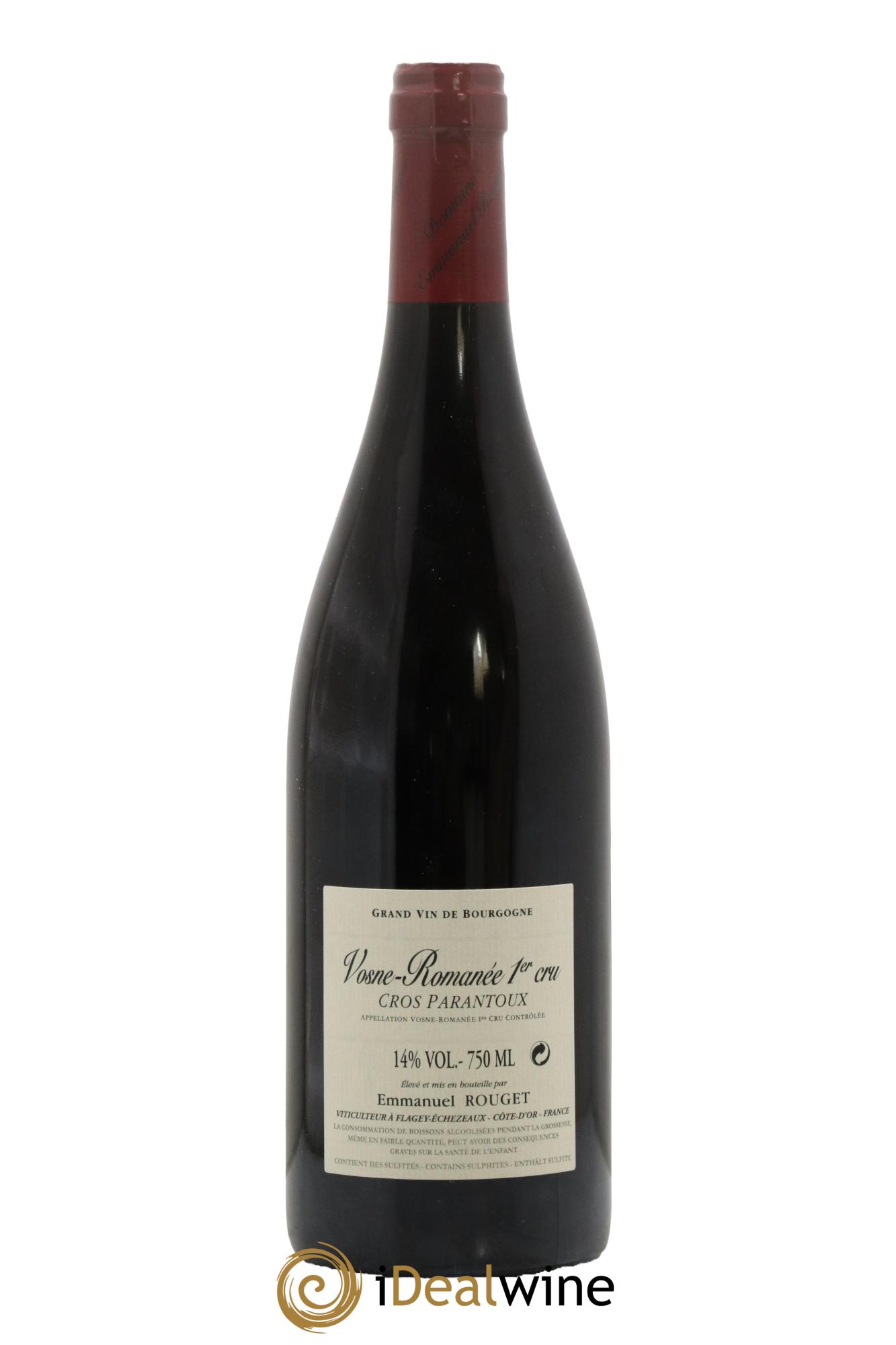 Vosne-Romanée 1er Cru Cros Parantoux Emmanuel Rouget 2017 - Lotto di 1 bottiglia - 1