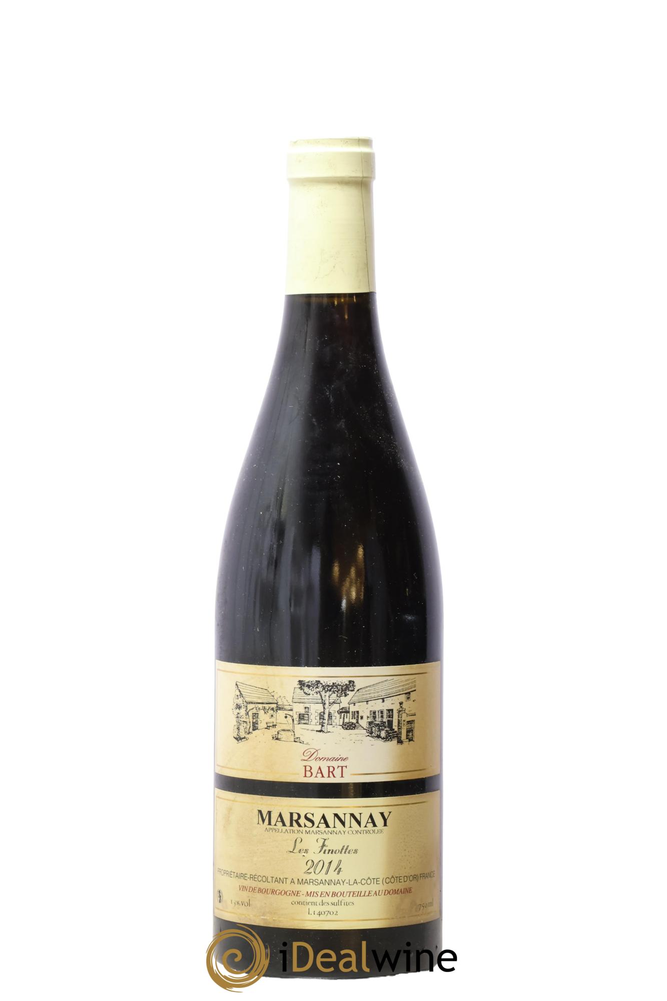 Marsannay Les Finottes Bart (Domaine) 2014 - Lot de 1 bouteille - 0