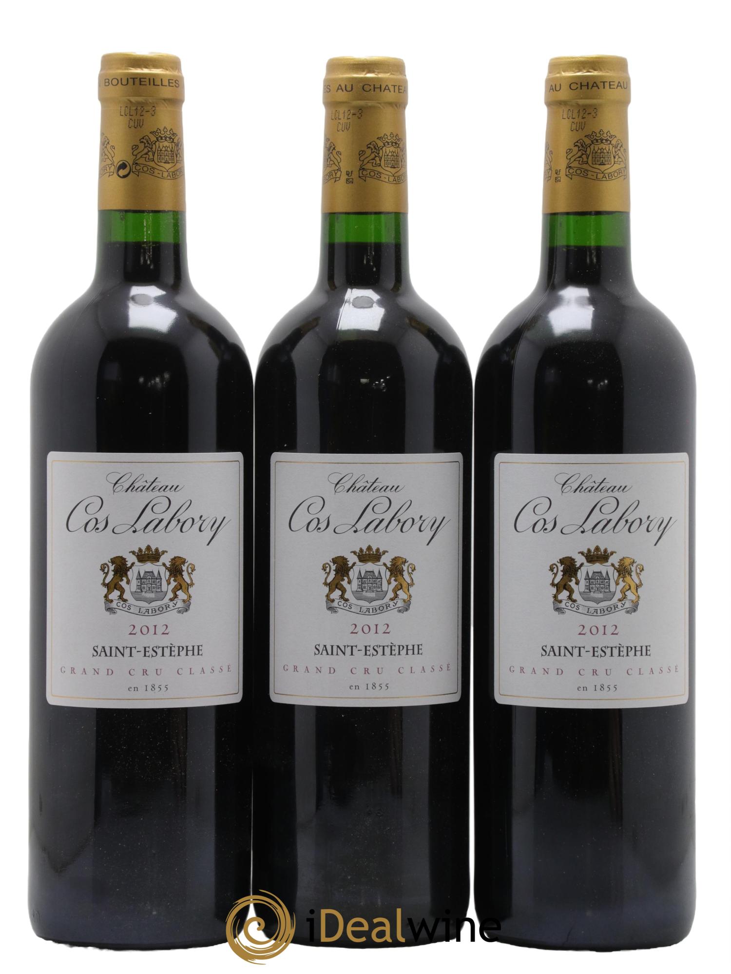 Château Cos Labory 5ème Grand Cru Classé  2012 - Lotto di 12 bottiglie - 3