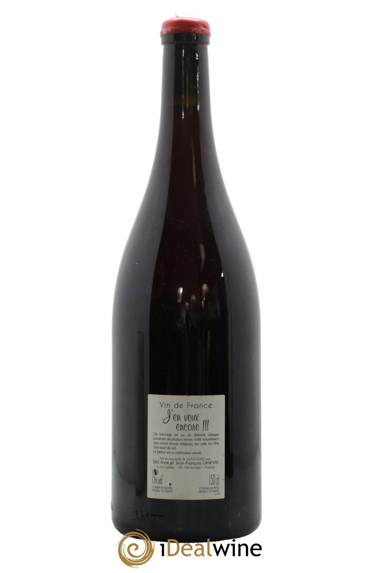 Vin de France J'en veux encore Anne et Jean François Ganevat 2022 - Lot de 1 magnum - 1