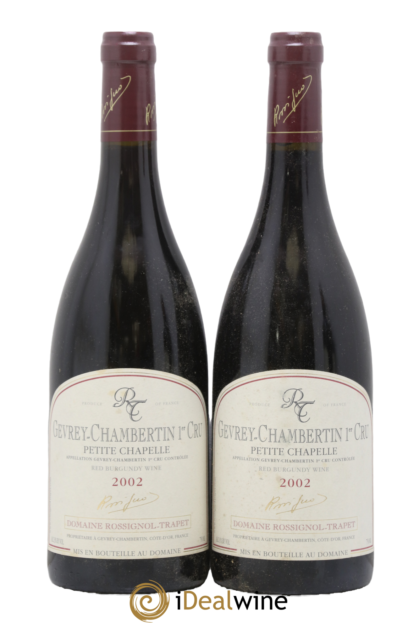 Gevrey-Chambertin 1er Cru Petite Chapelle Rossignol-Trapet (Domaine) 2002 - Posten von 2 Flaschen - 0