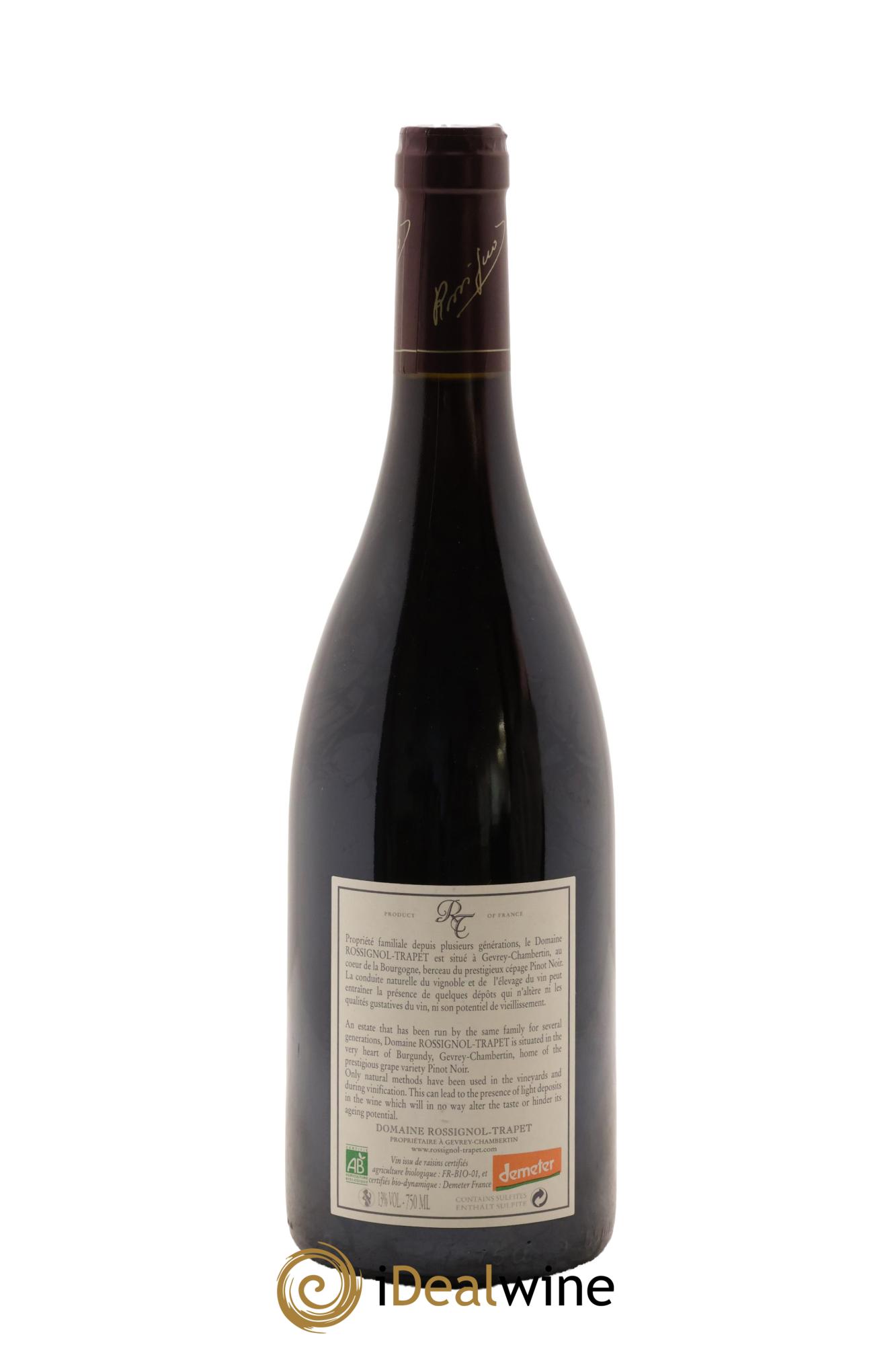 Chambertin Grand Cru Rossignol-Trapet (Domaine) 2009 - Lot de 1 bouteille - 1