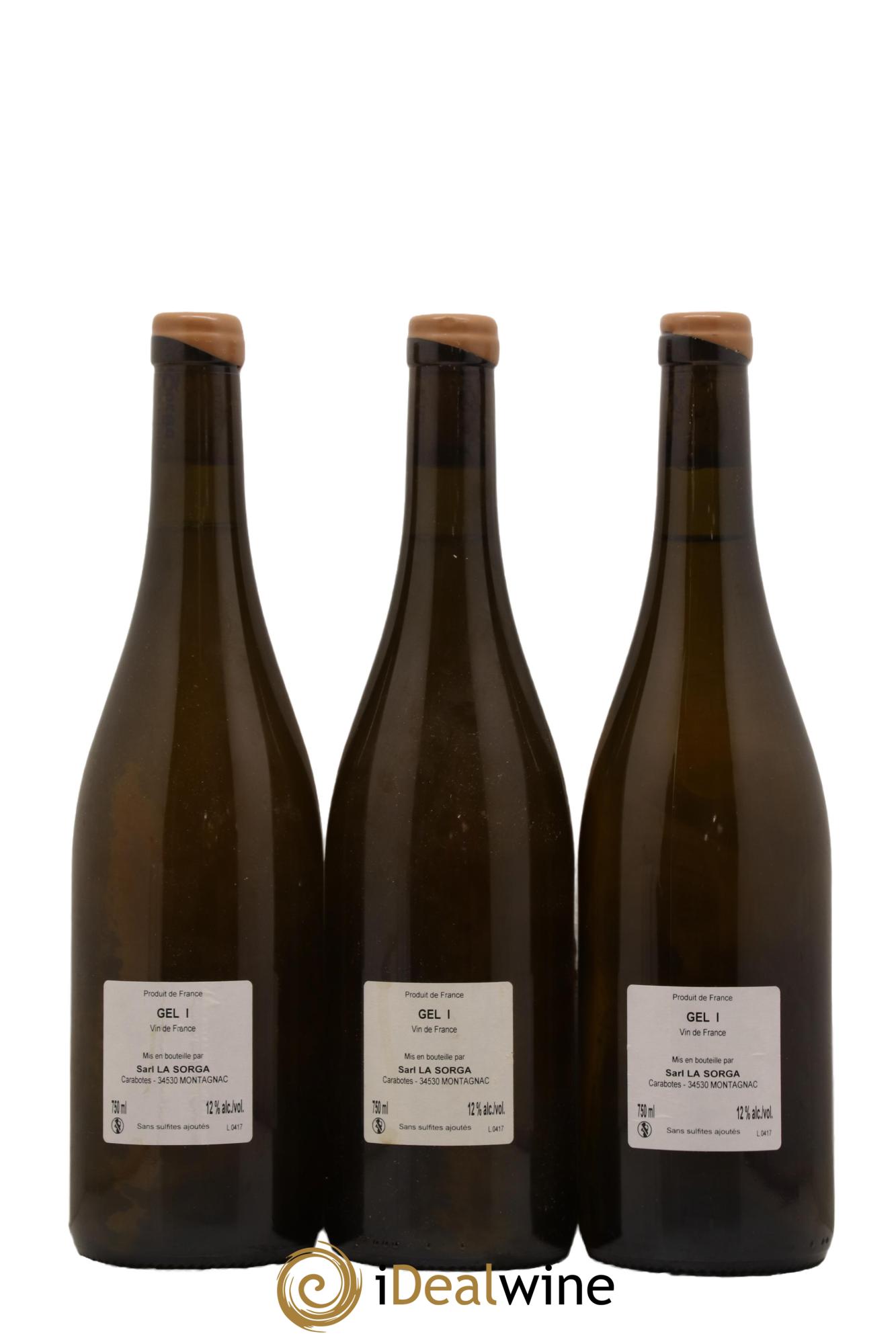 Vin de France Gel I La Sorga Anthony Tortul 2017 - Lot de 3 bouteilles - 1