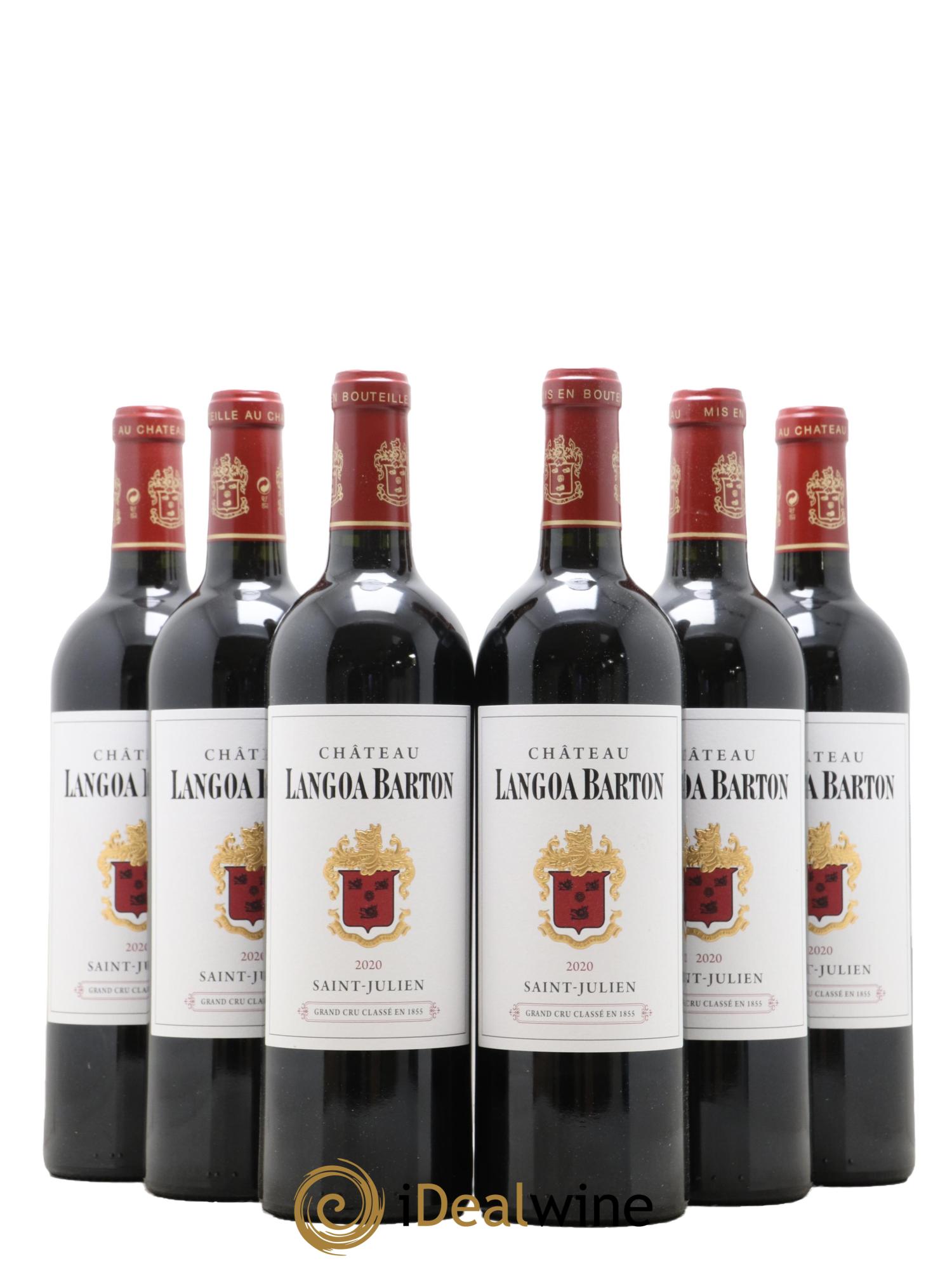Château Langoa Barton 3ème Grand Cru Classé 2020 - Lot de 6 bouteilles - 0