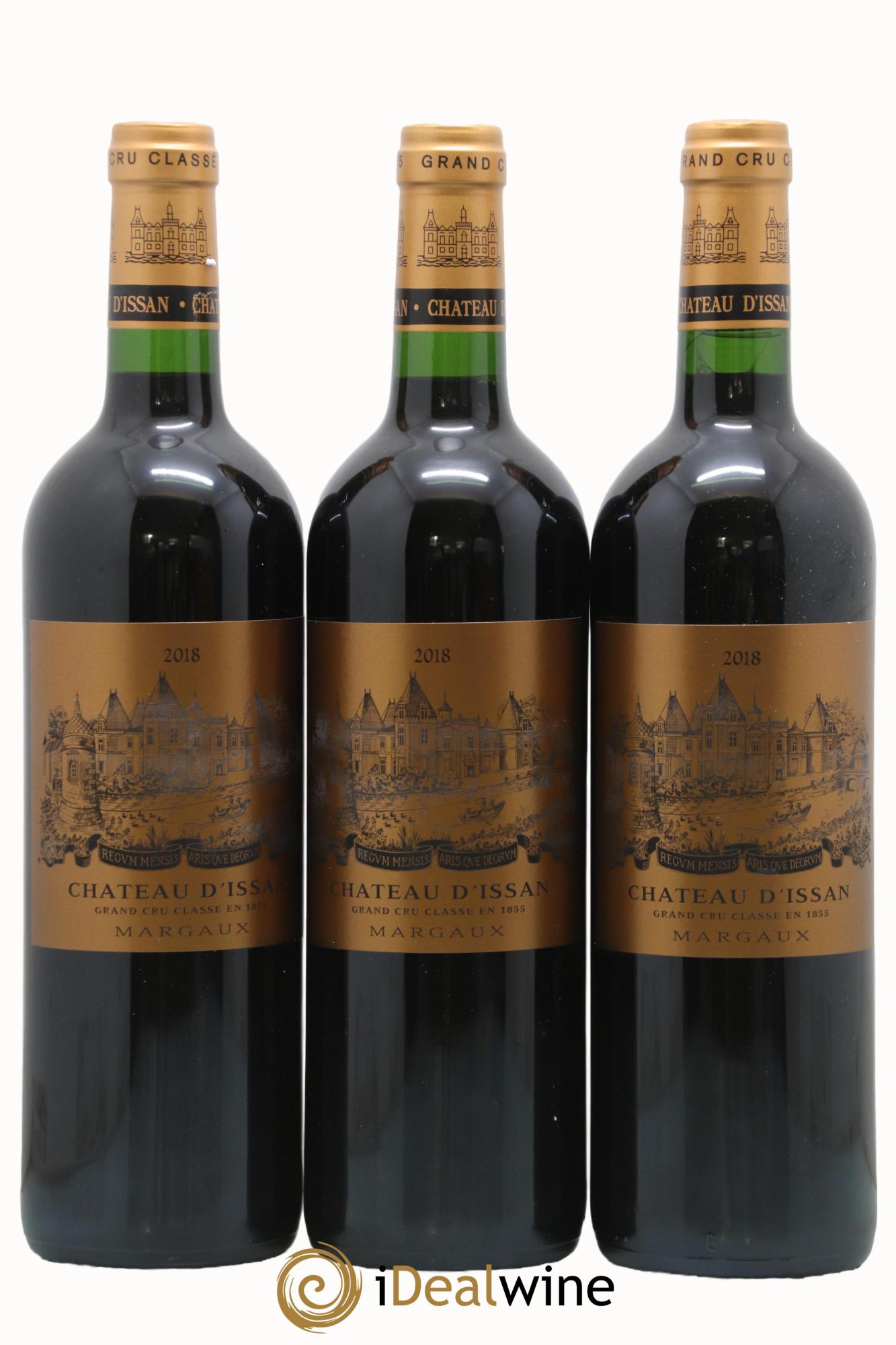 Château d'Issan 3ème Grand Cru Classé 2018 - Lot of 3 bottles - 0