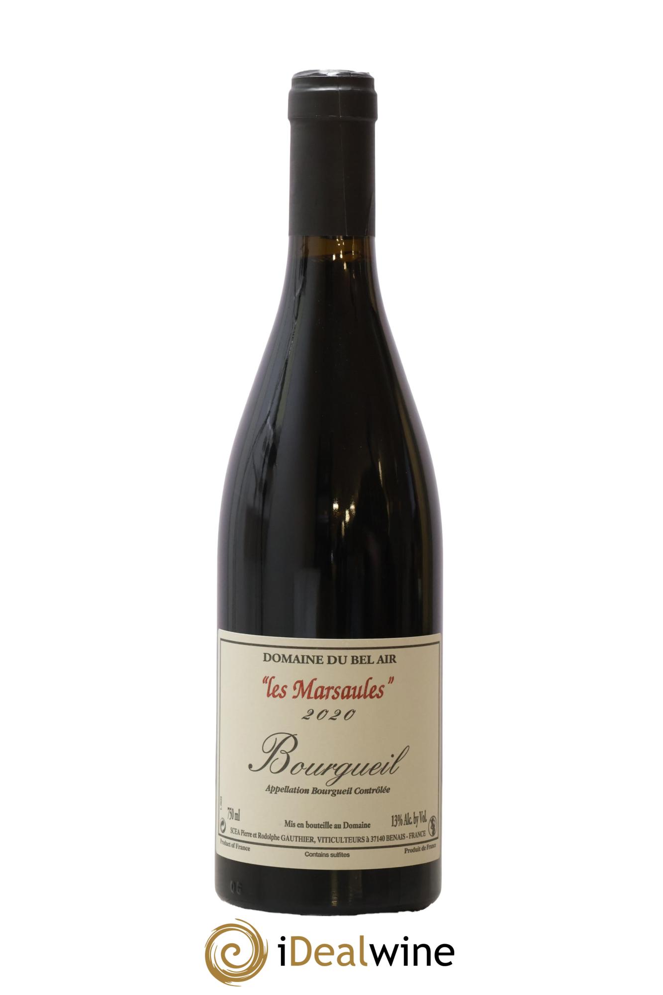 Bourgueil Marsaules Domaine du Bel Air 2020 - Lot de 1 bouteille - 0