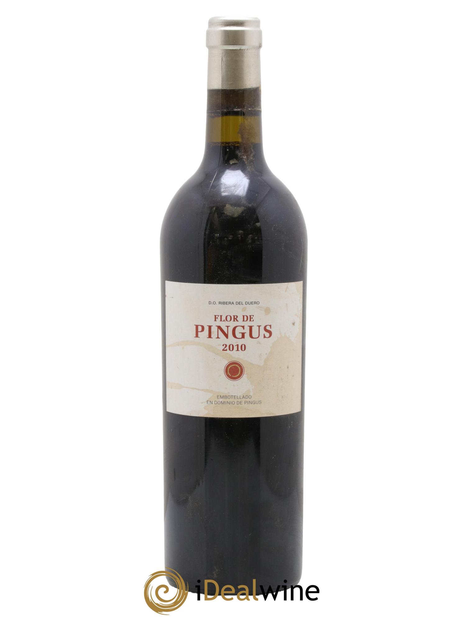 Ribera Del Duero Flor de Pingus Dominio de Pingus - Peter Sisseck 2010 - Lot de 1 bouteille - 0