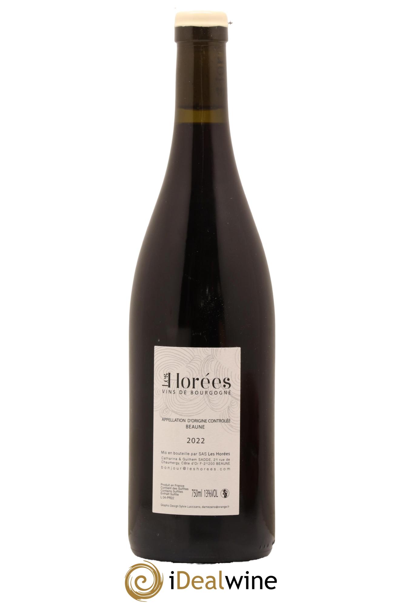 Beaune Les Prévolles Les Horées 2022 - Lot de 1 bouteille - 1