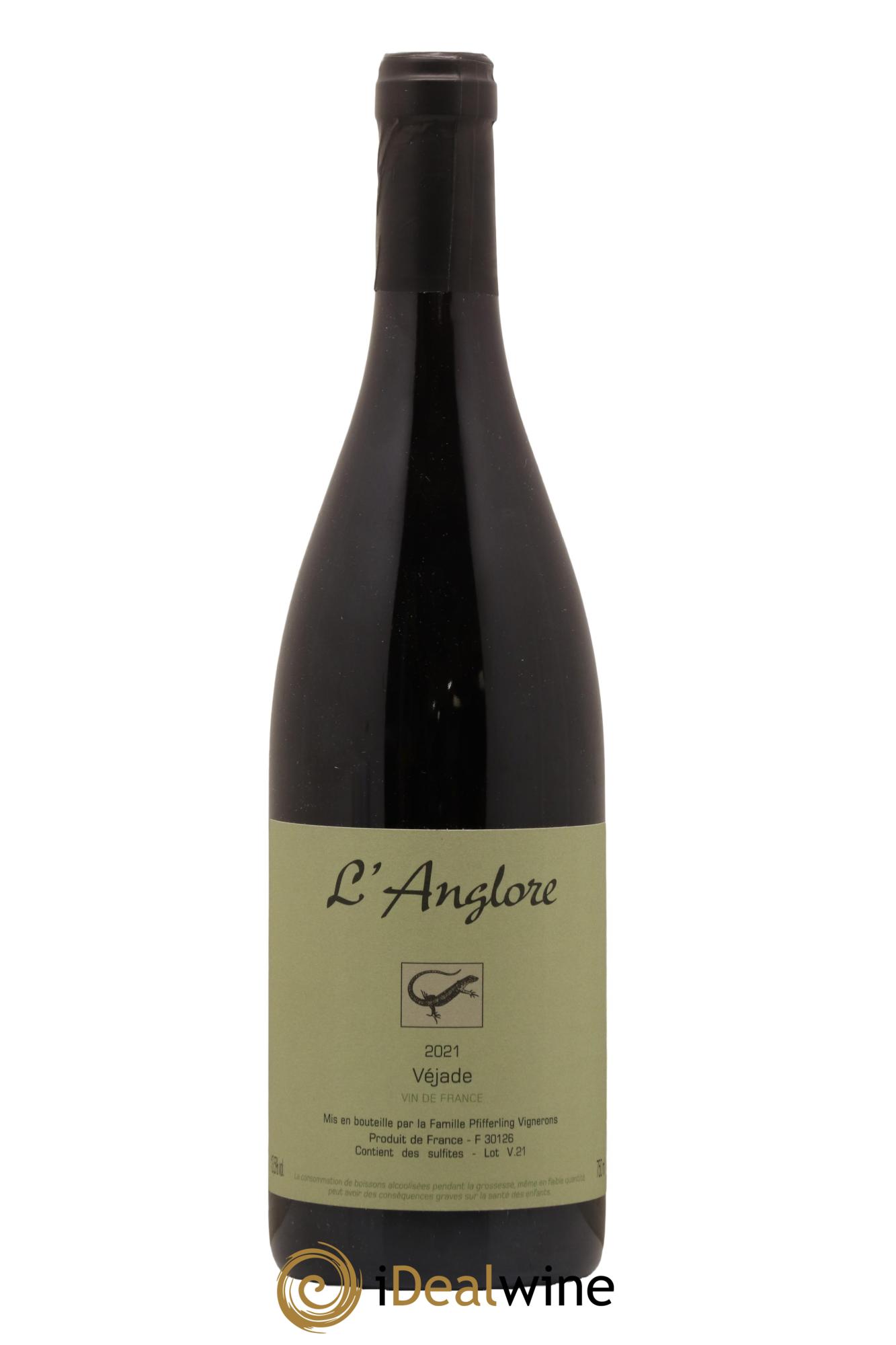 Vin de France Véjade L'Anglore 2021 - Lot de 1 bouteille - 0