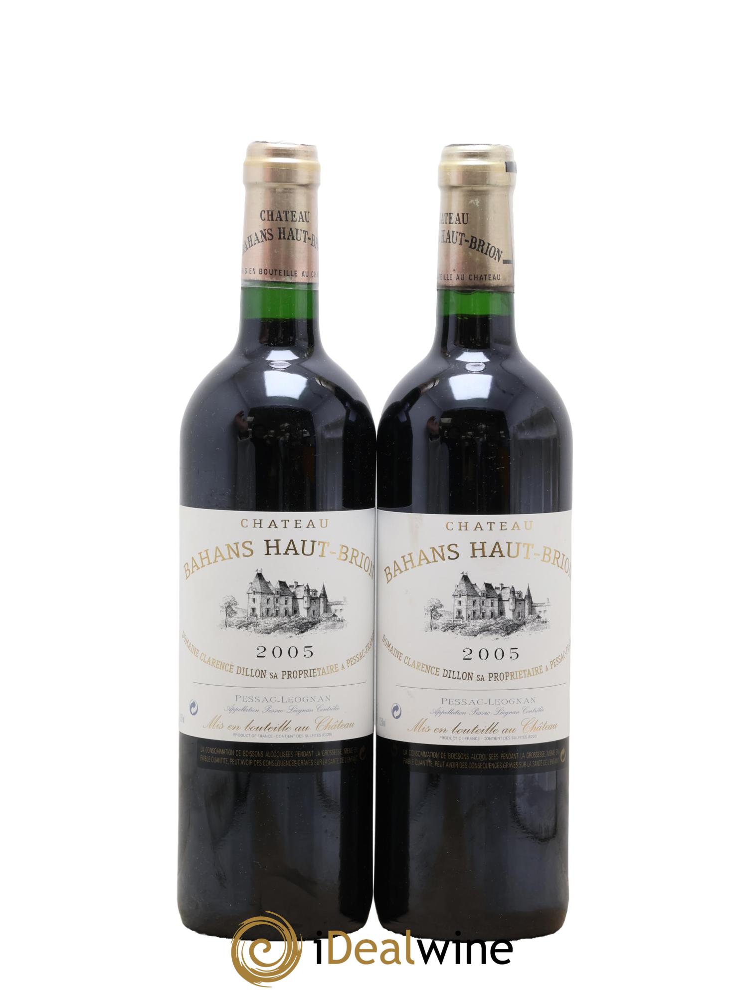 Clarence (Bahans) de Haut-Brion Second Vin 2005 - Lot de 2 bouteilles - 0