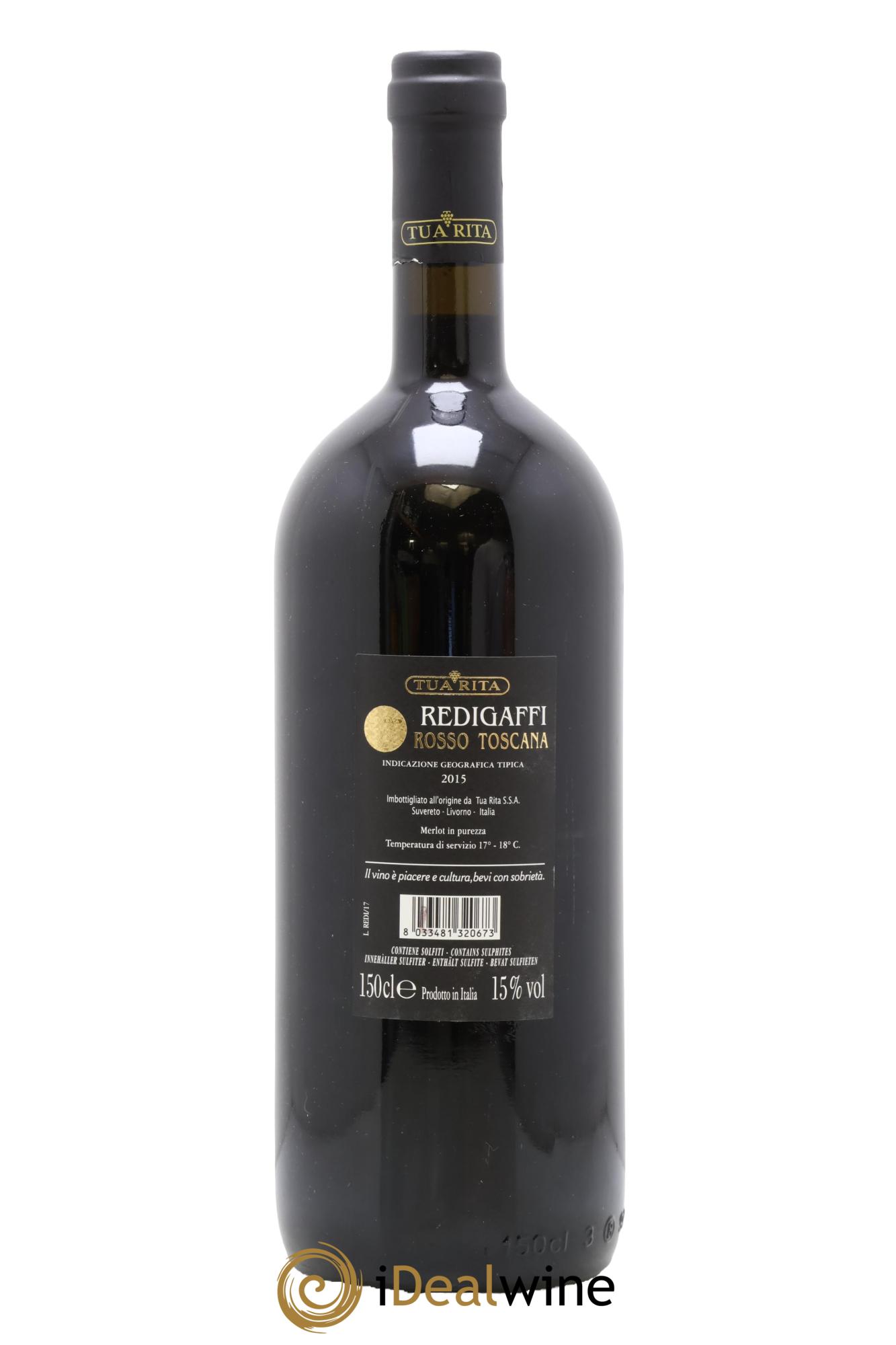 Toscana IGT Tua Rita Redigaffi 2015 - Lot de 1 magnum - 1
