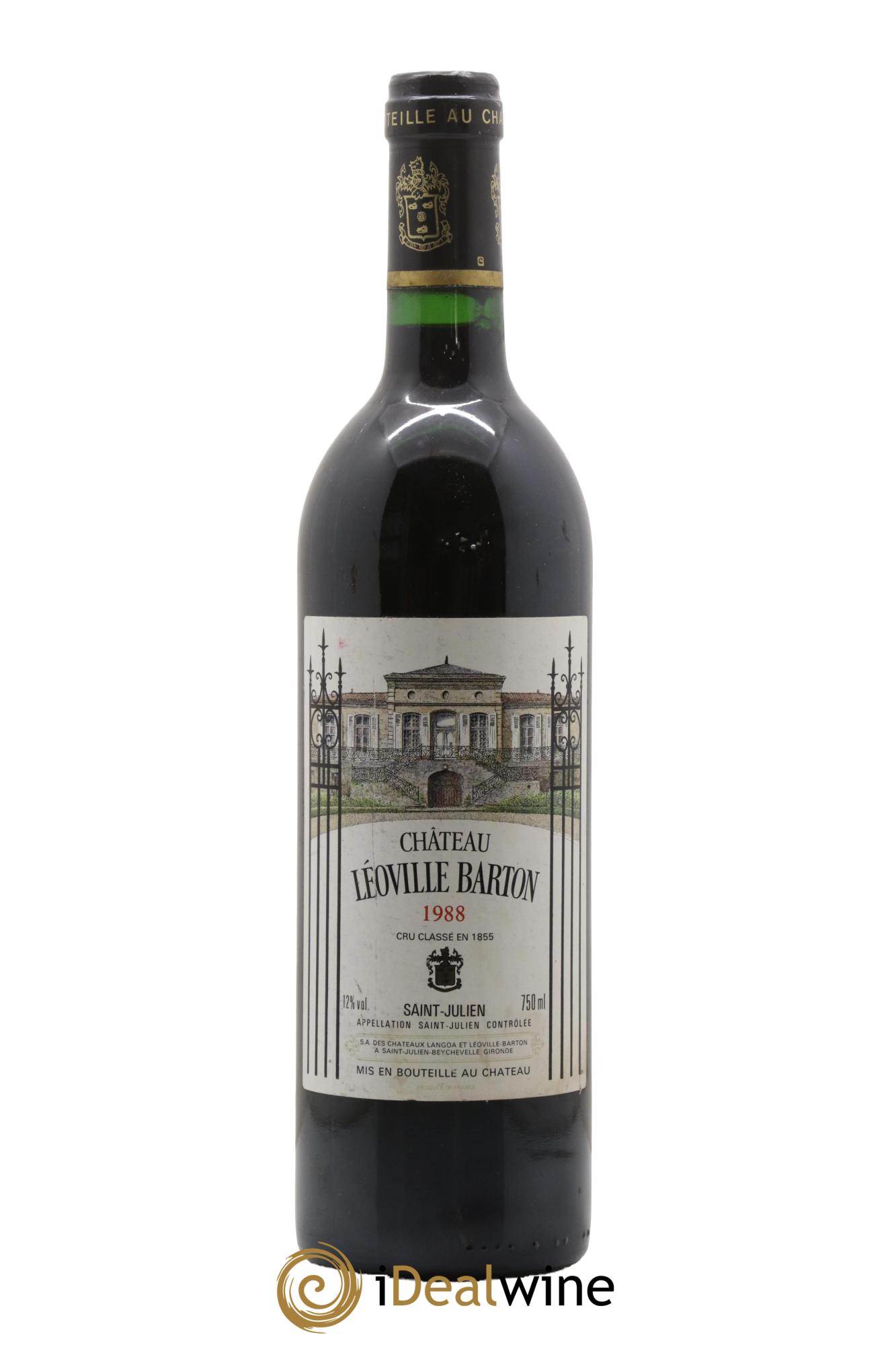 Château Léoville Barton 2ème Grand Cru Classé 1988 - Lot de 1 bouteille - 0