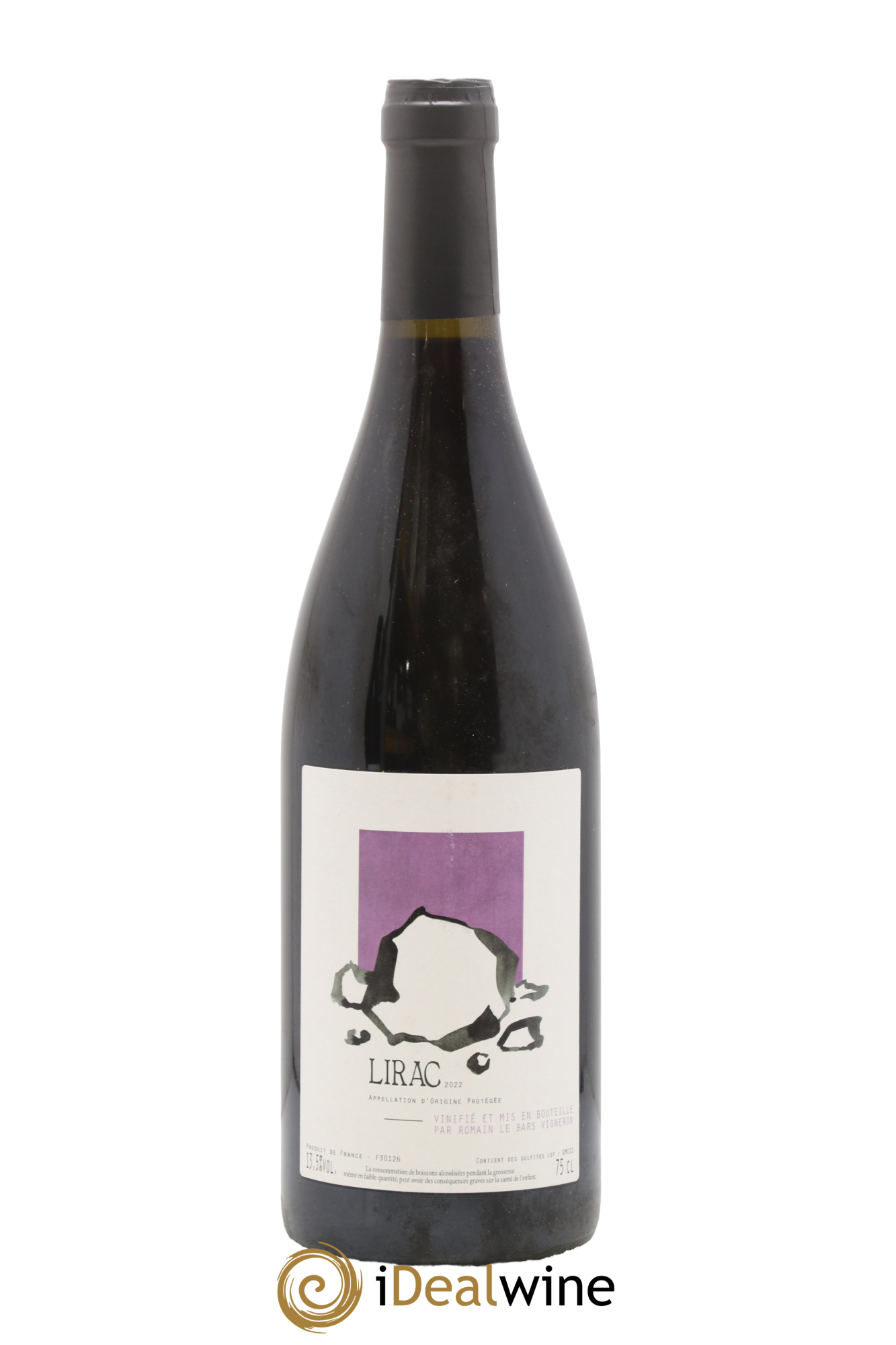 Lirac Romain Le Bars 2022 - Lot de 1 bouteille - 0