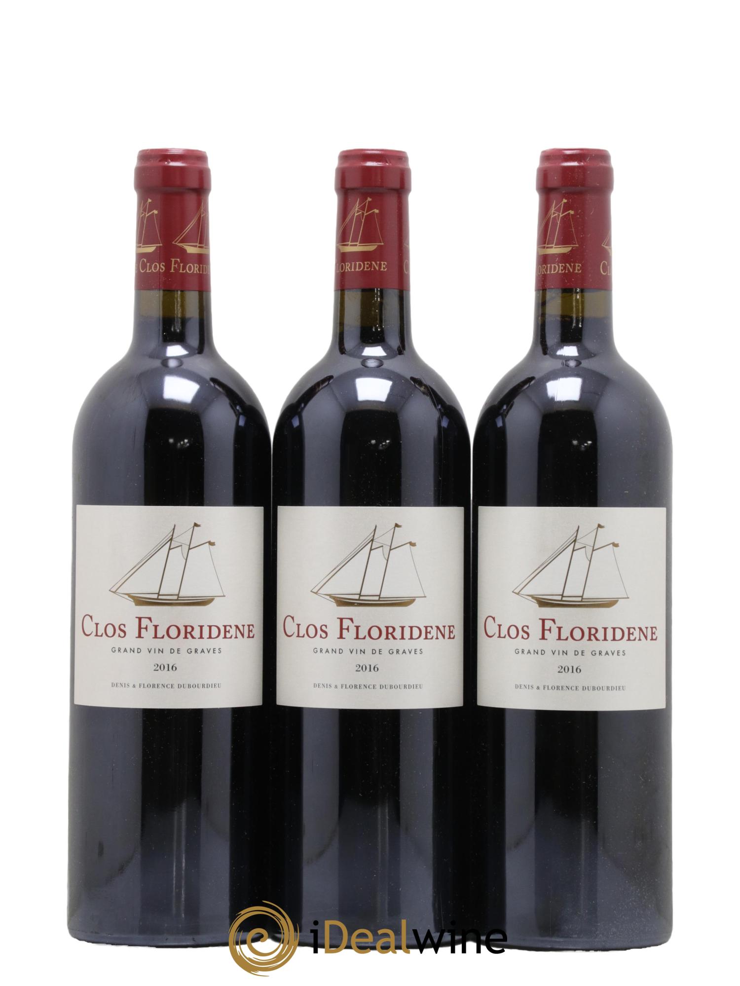 Clos Floridène 2016 - Lot de 3 bouteilles - 0