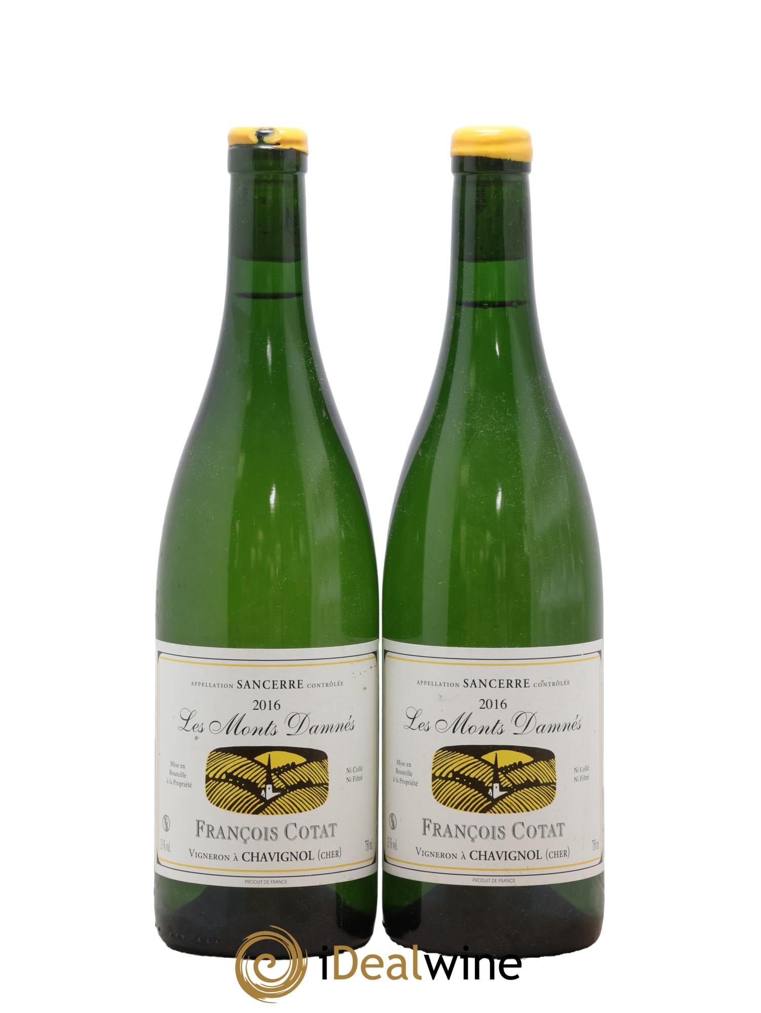 Sancerre Les Monts Damnés François Cotat 2016 - Lot de 2 bouteilles - 0