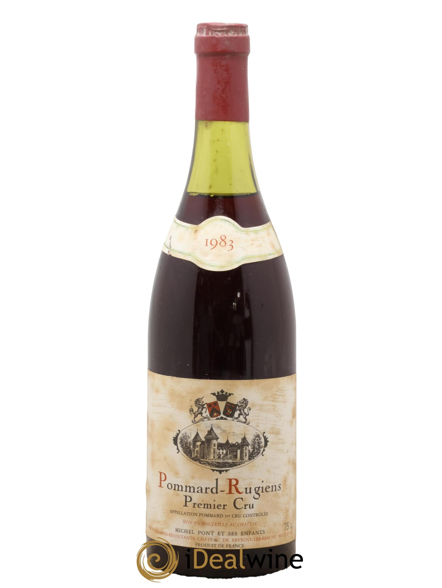 Pommard 1er Cru Rugiens Michel Pont 1983 - Lot de 1 bouteille - 0