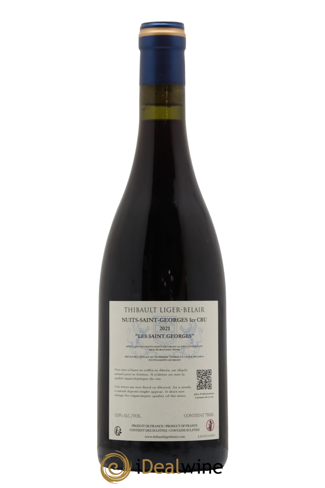 Nuits-Saint-Georges 1er Cru Les Saint-Georges Thibault Liger-Belair 2021 - Lot de 1 bouteille - 1