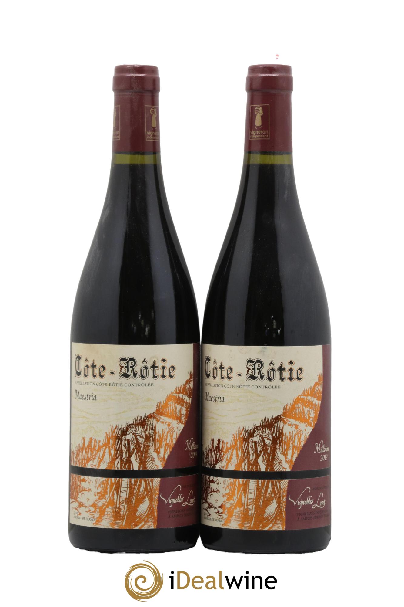 Côte-Rôtie Maestria Vignobles Levet 2019 - Lotto di 2 bottiglie - 0