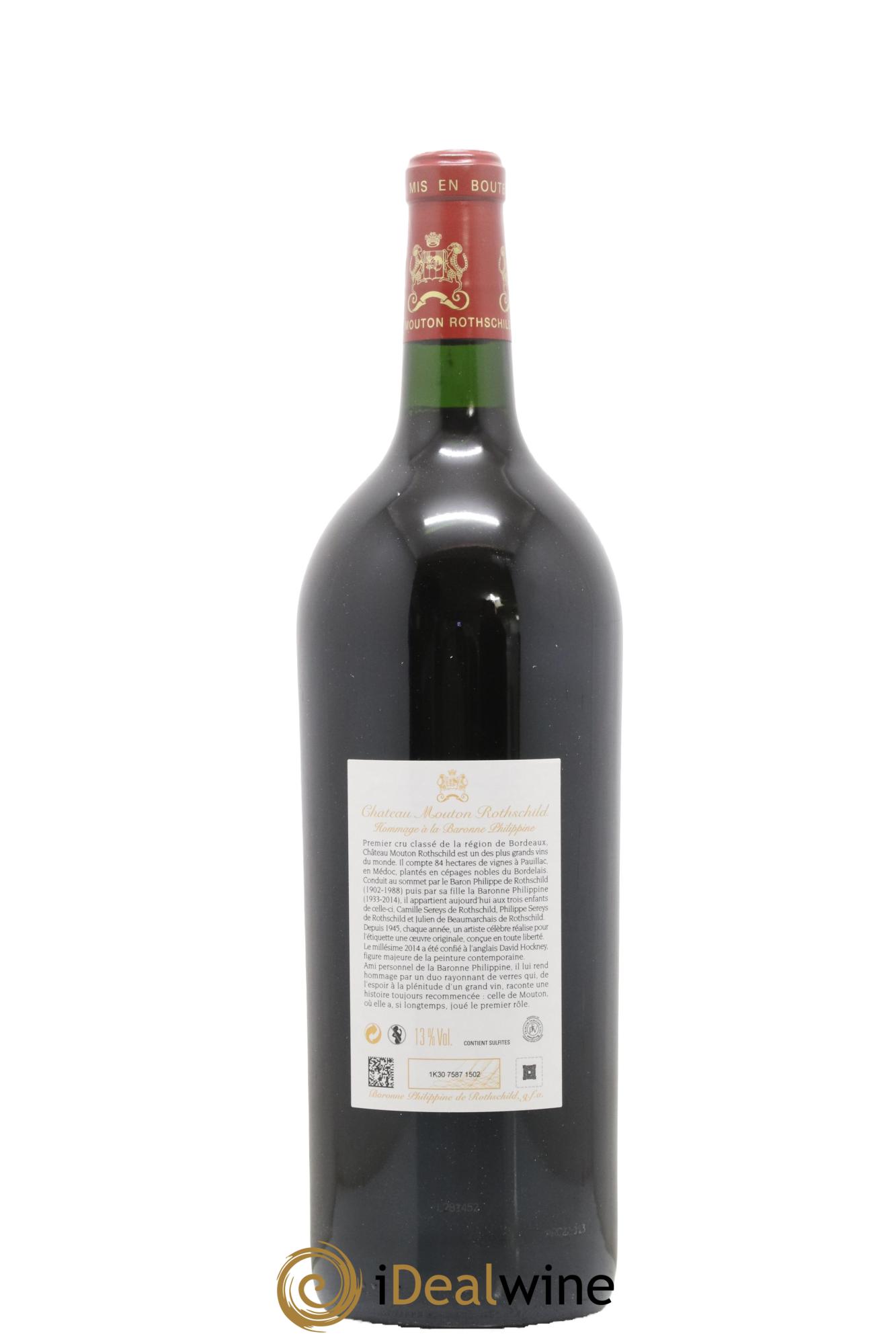Château Mouton Rothschild 1er Grand Cru Classé 2014 - Lot of 1 magnum - 2