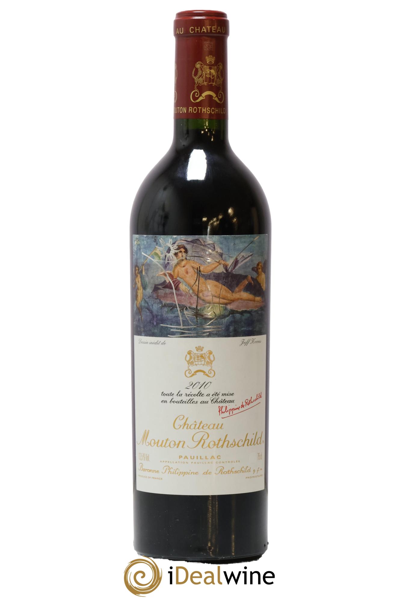 Château Mouton Rothschild 1er Grand Cru Classé  2010 - Lot de 1 bouteille - 0