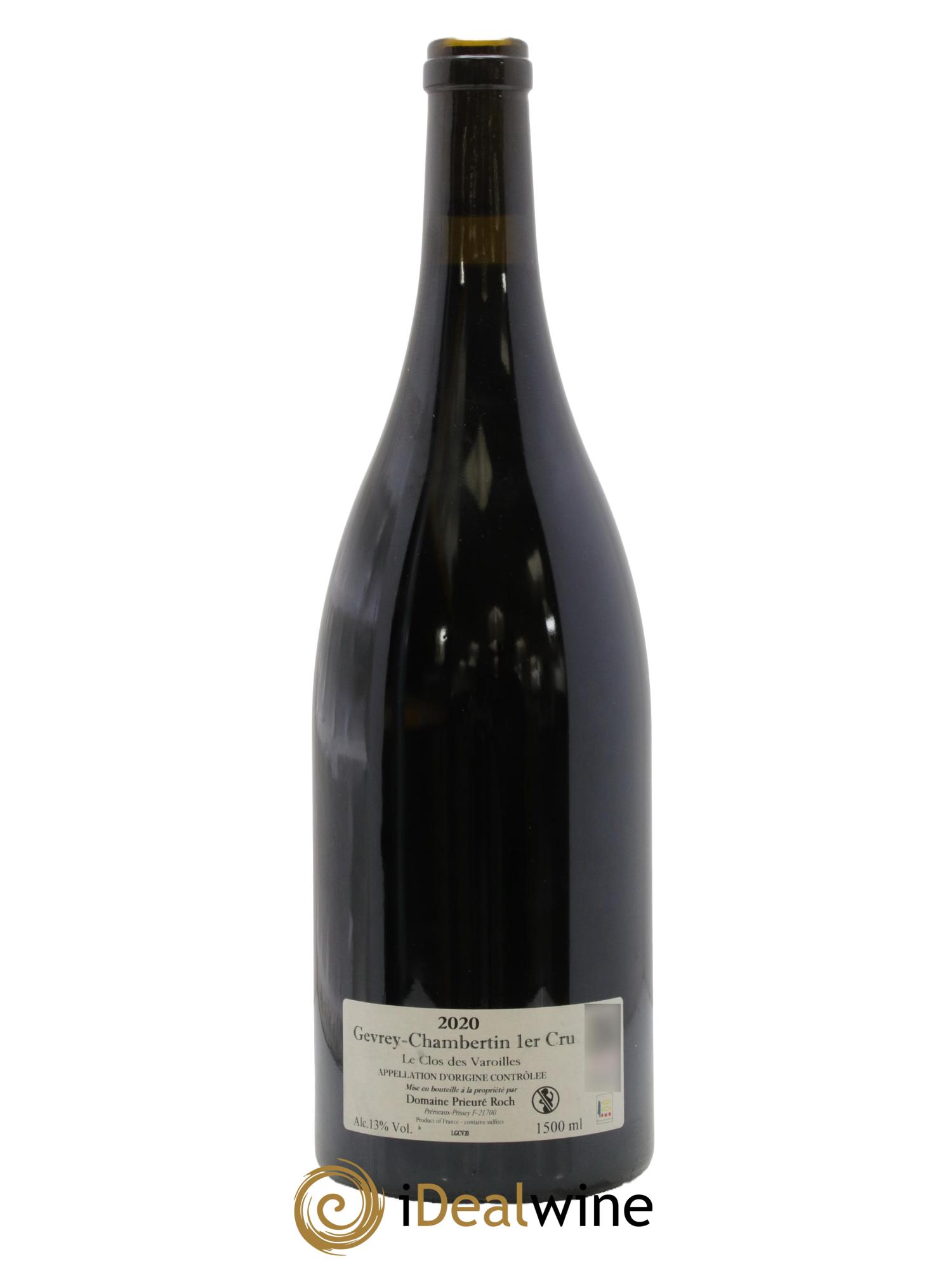 Gevrey-Chambertin 1er Cru Le Clos des Varoilles Monopole Prieuré Roch 2020 - Lot de 1 magnum - 1