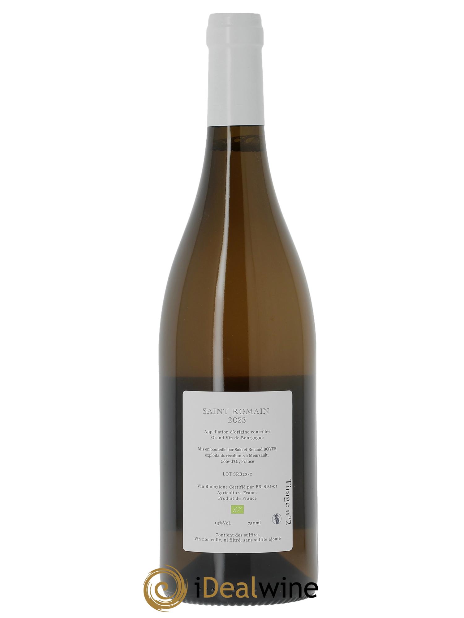 Saint-Romain Tirage n°2 Renaud Boyer  2023 - Posten von 1 Flasche - 1