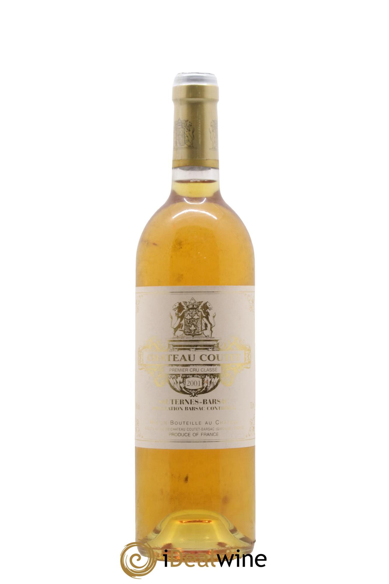 Château Coutet 1er Grand Cru Classé 2001 - Lotto di 1 bottiglia - 0