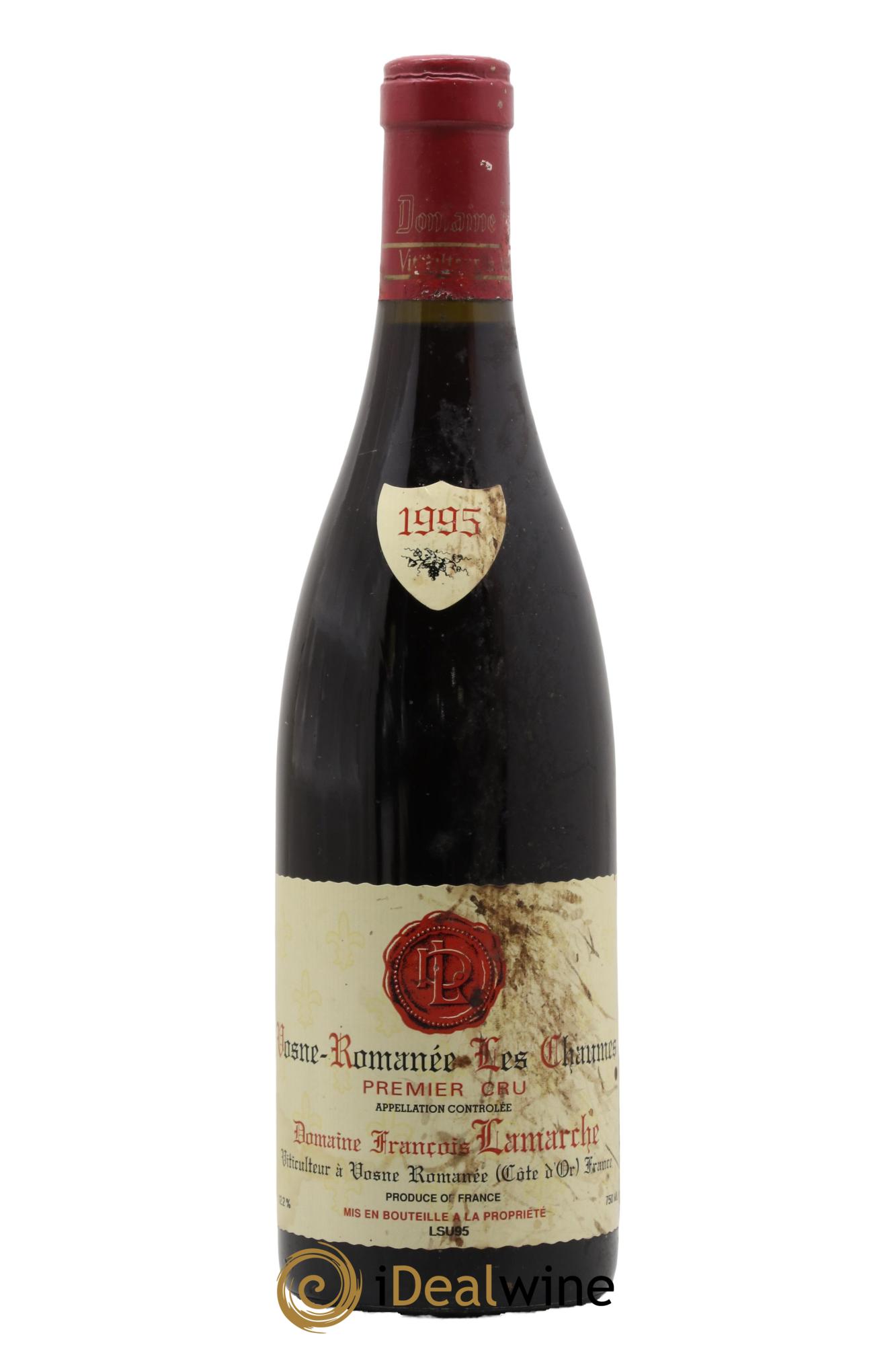 Vosne-Romanée 1er Cru Les Chaumes Lamarche (Domaine) 1995 - Lot de 1 bouteille - 0