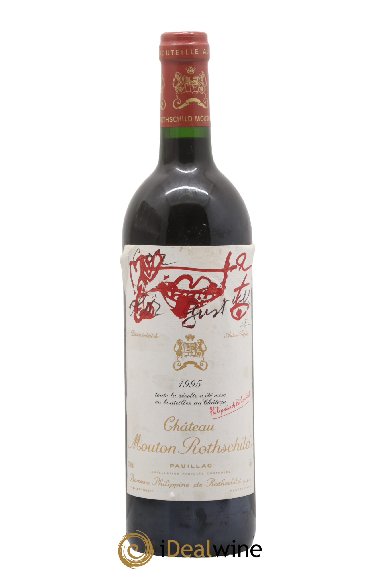 Château Mouton Rothschild 1er Grand Cru Classé 1995 - Lot de 1 bouteille - 0