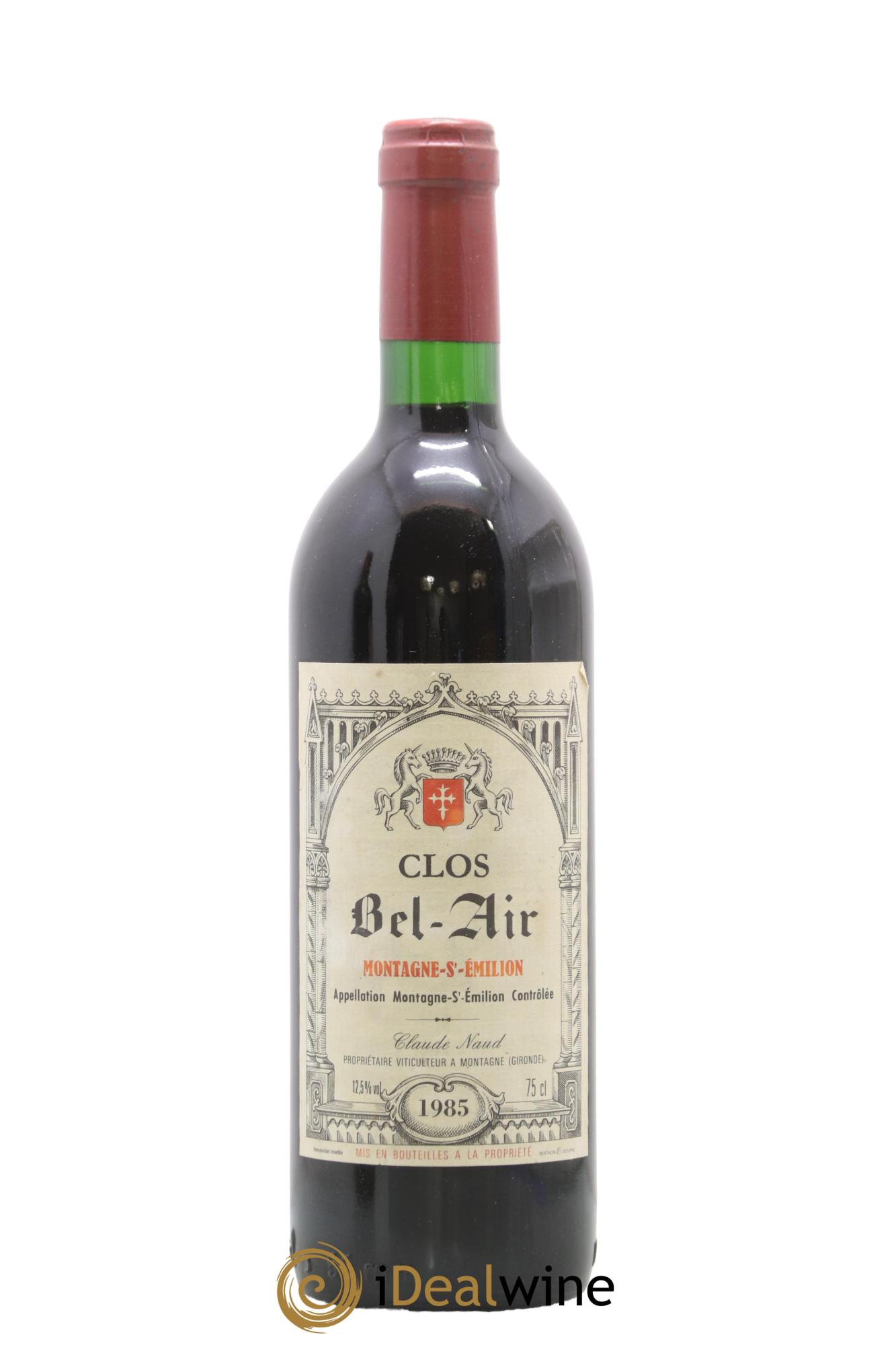 Montagne Saint-Émilion Clos Bel Air 1985 - Posten von 1 Flasche - 0