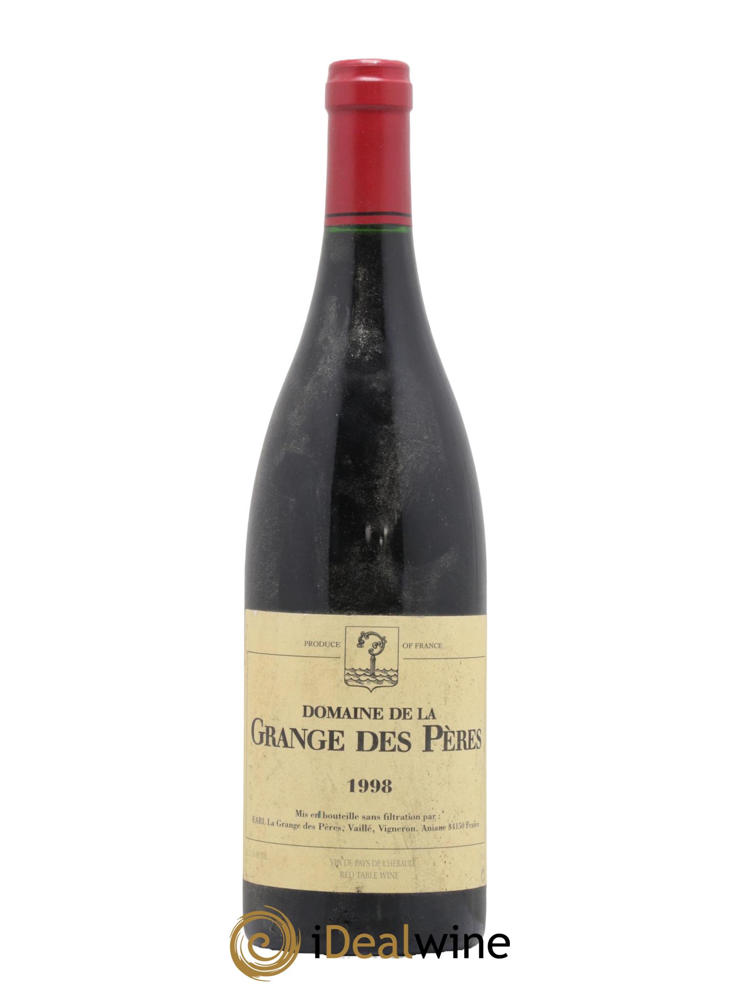 Pays d'Hérault Grange des Pères Laurent Vaillé 1998 - Lot de 1 bouteille - 0