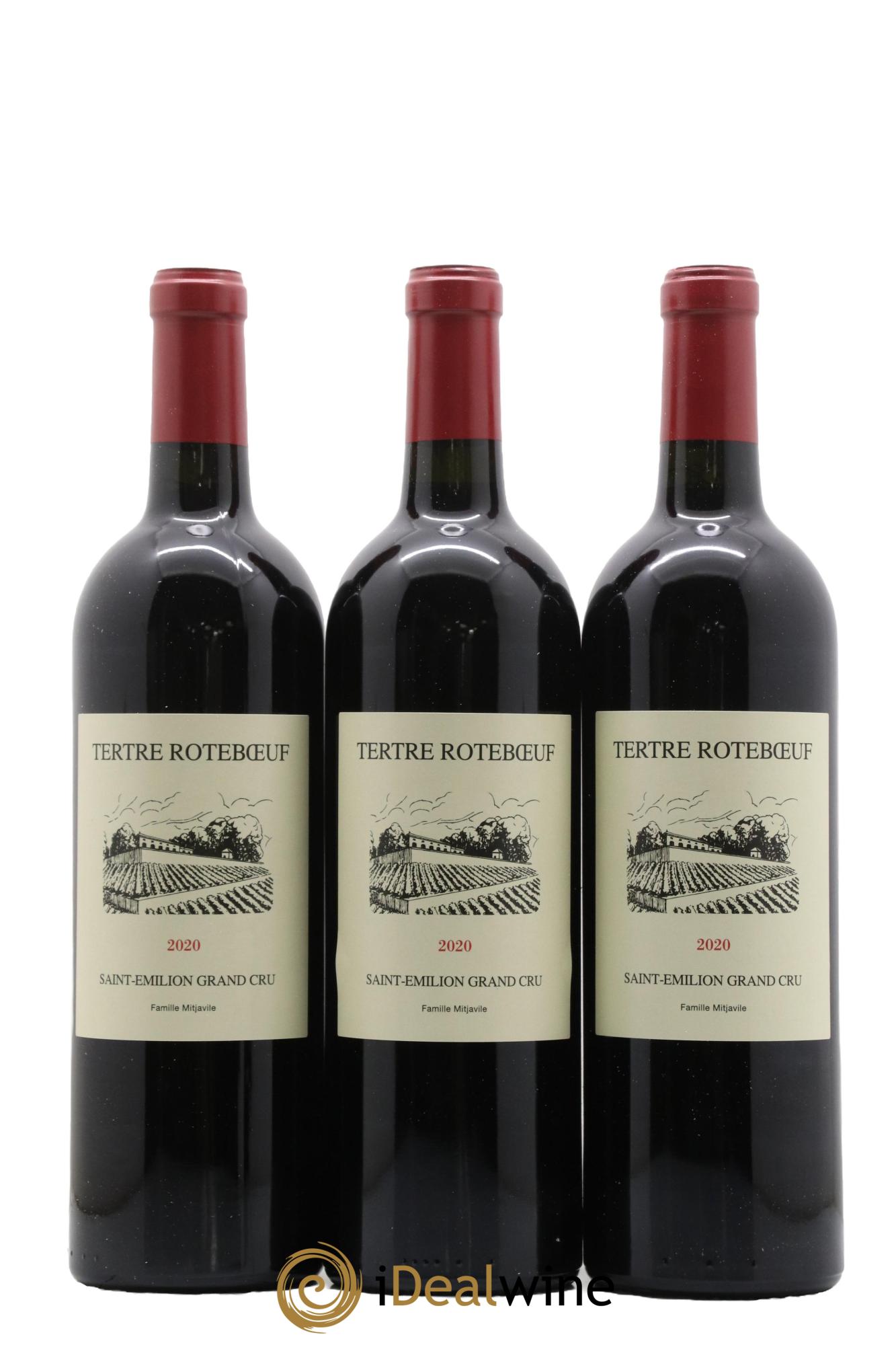 Château Tertre Roteboeuf 2020 - Lotto di 3 bottiglie - 0