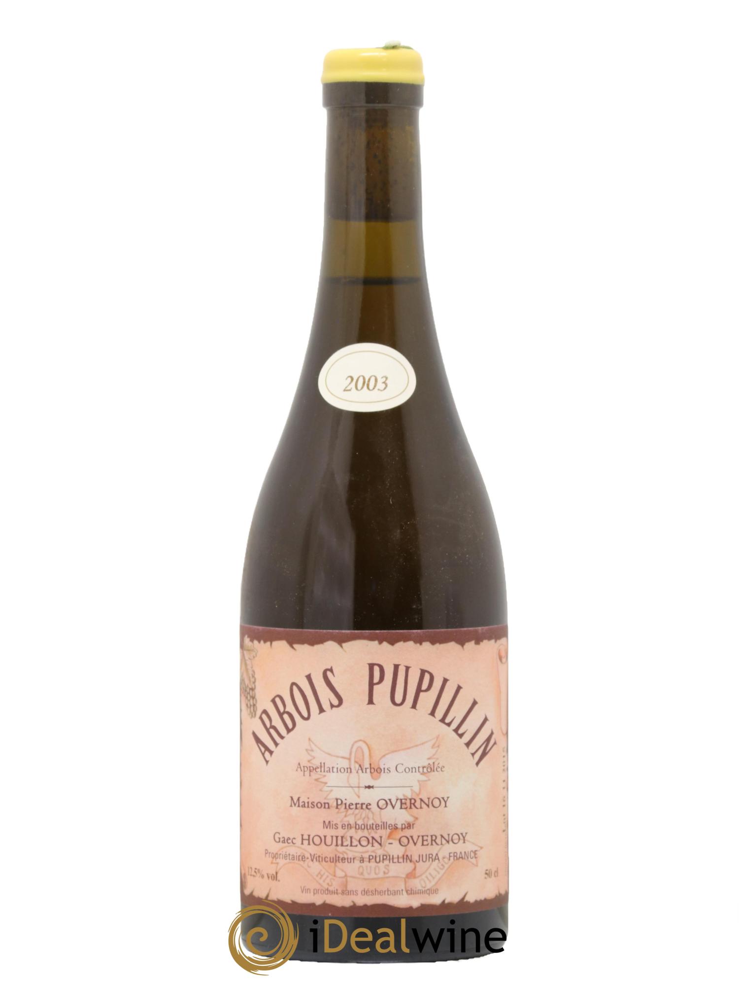 Arbois-Pupillin Vieux Savagnin Ouillé 50cl (VSO) Overnoy-Houillon (Domaine) 2003 - Lot de 1 format 50cl - 0