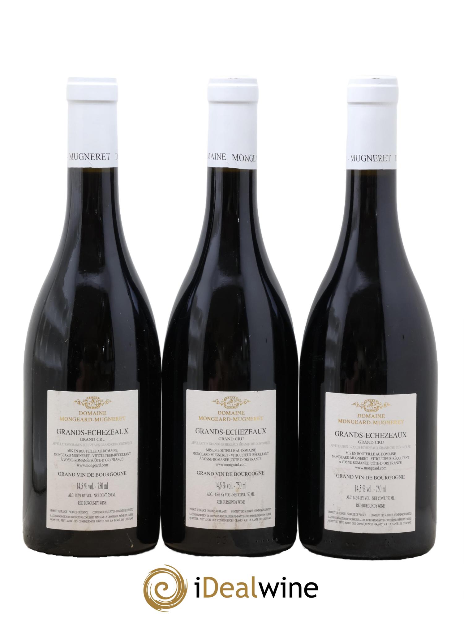 Grands-Echezeaux Grand Cru Mongeard-Mugneret (Domaine) 2018 - Lot de 3 bouteilles - 1