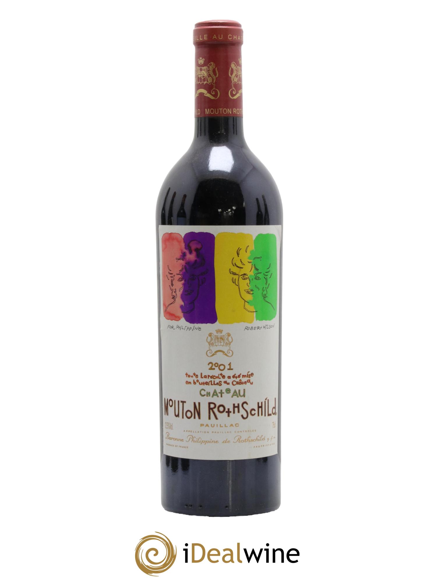 Château Mouton Rothschild 1er Grand Cru Classé 2001 - Lot of 1 bottle - 0