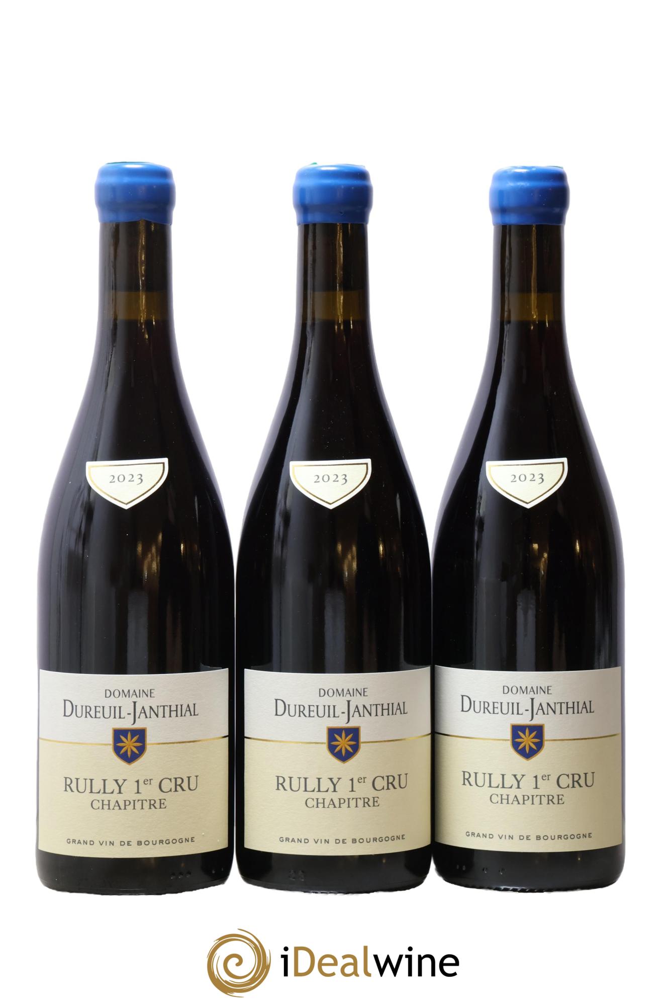 Rully 1er Cru Chapitre Vincent Dureuil-Janthial 2023 - Lot de 3 bouteilles - 0